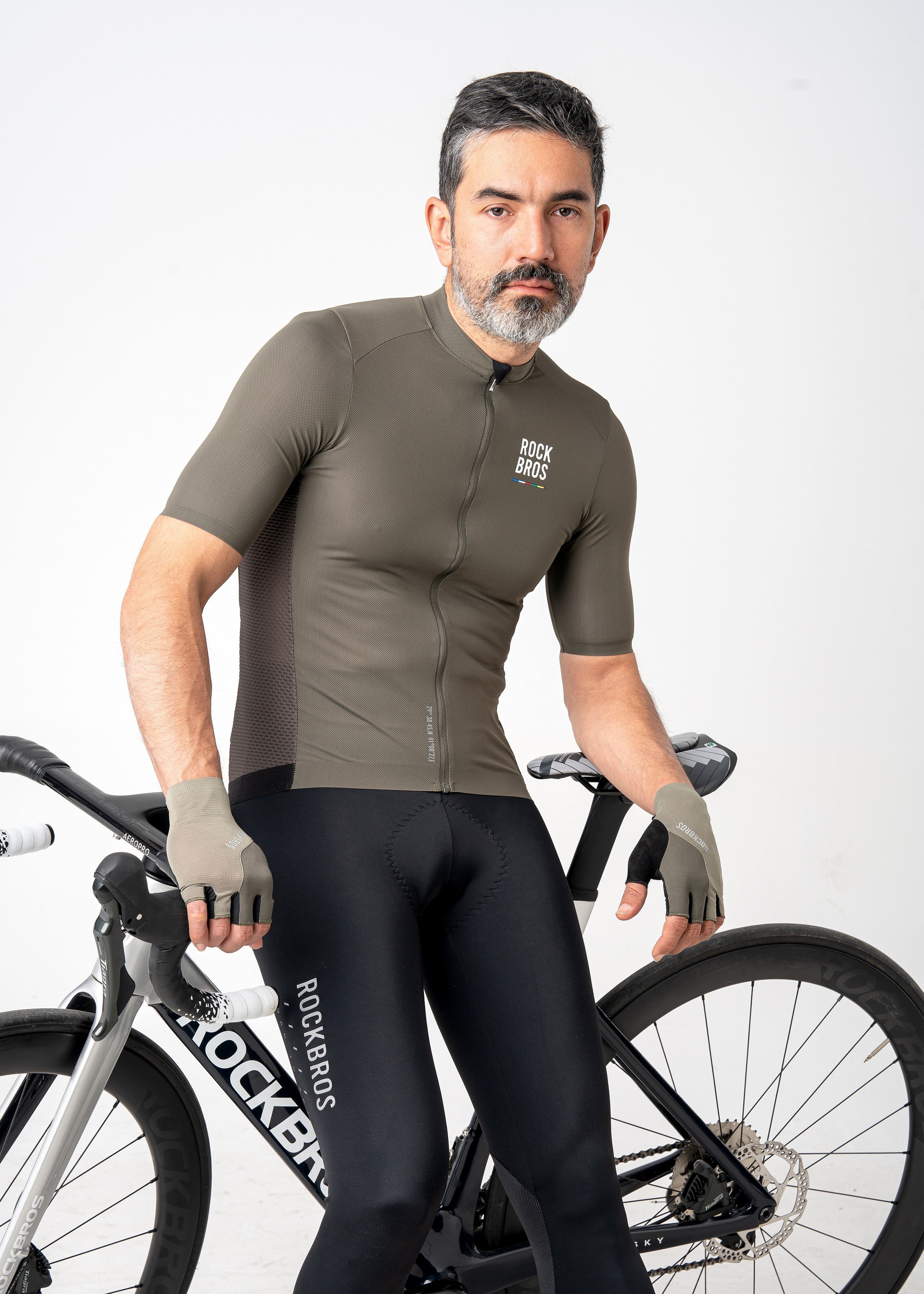 ROCKRBOS Road-to-Sky Cycling Fingerless Gloves