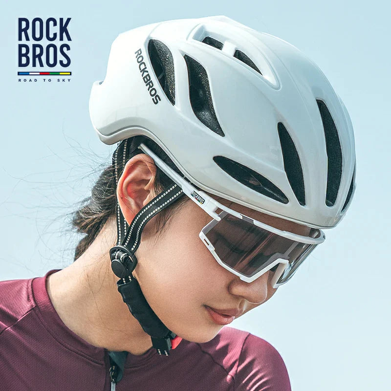 ROCKBROS HD Polarized Photochromic Cycling Glasses TR90 Frame-Road to Sky