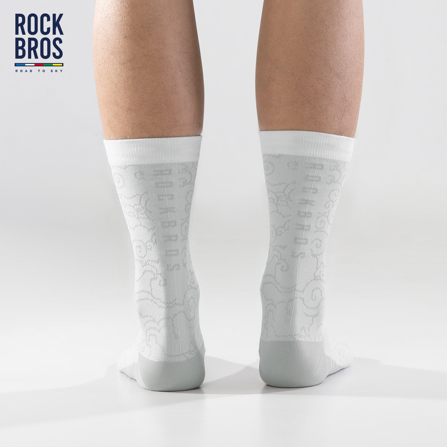 ROCKBROS Cloud Pattern Compression Socks for Men & Women |Road to Sky