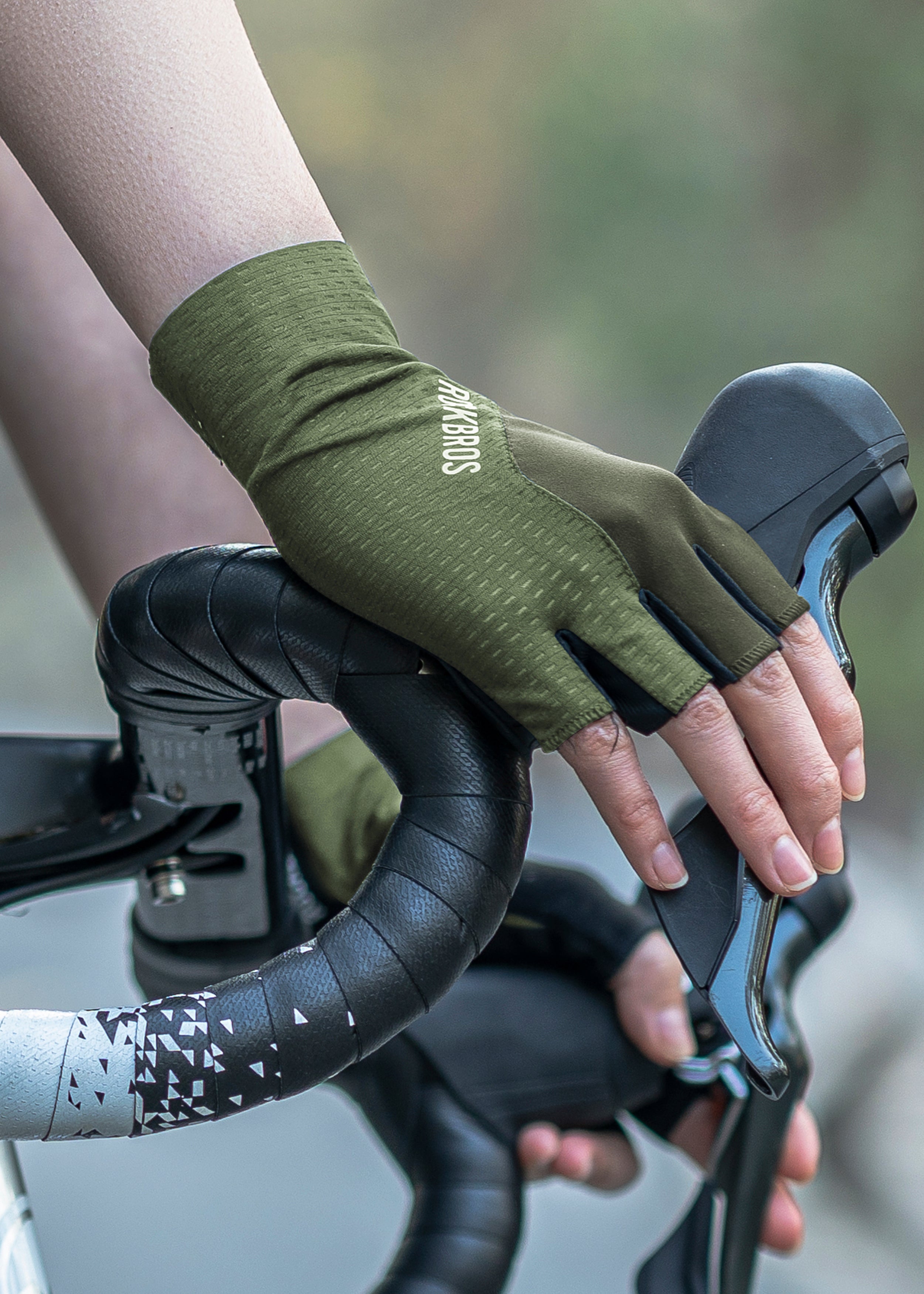 ROCKRBOS Road-to-Sky Cycling Fingerless Gloves