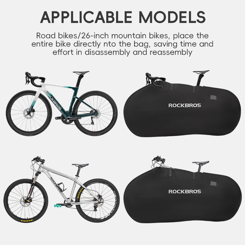 Bike Carry Bag Storage Bag Waterproof Road Bike 26'' MTB