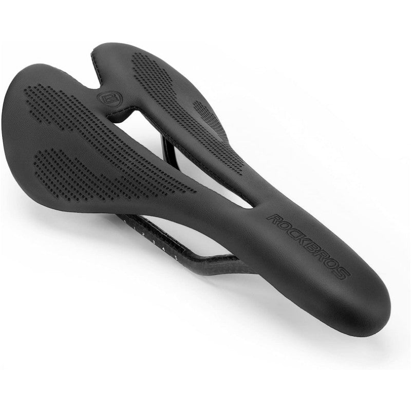 ROCKBROS Carbon Fiber Bike Saddle Lightweight Shock Absorbent