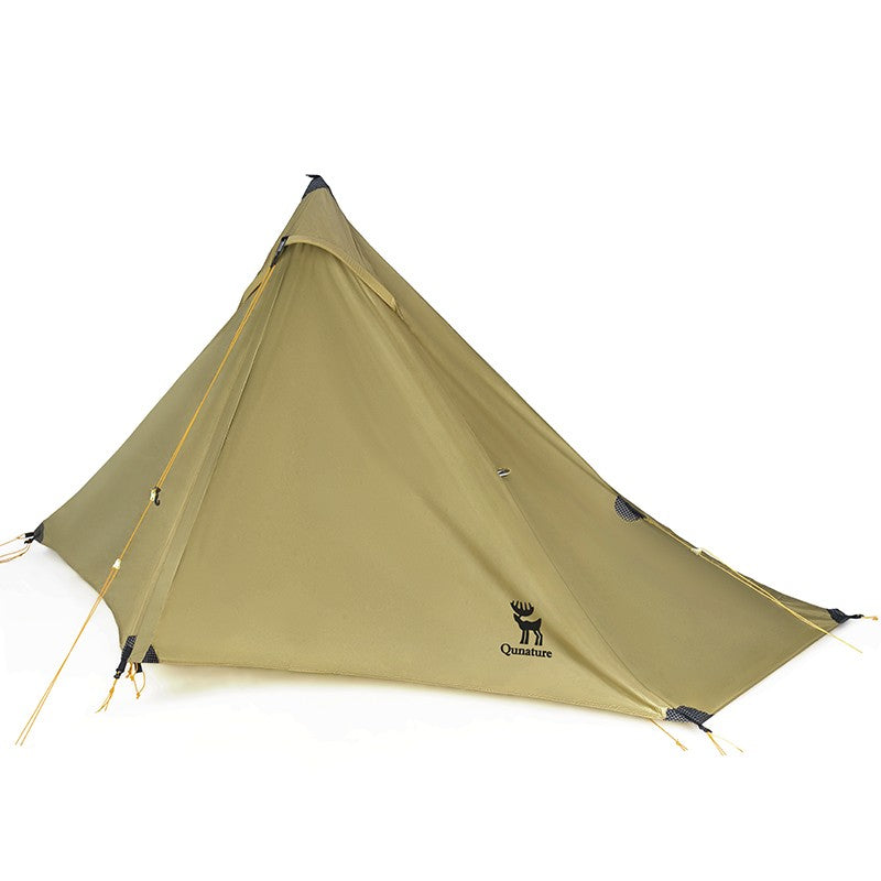 one man tent ultralight Qunature Ultralight Tent Rodless Rainproof Easy Setup for Outdoor Camp