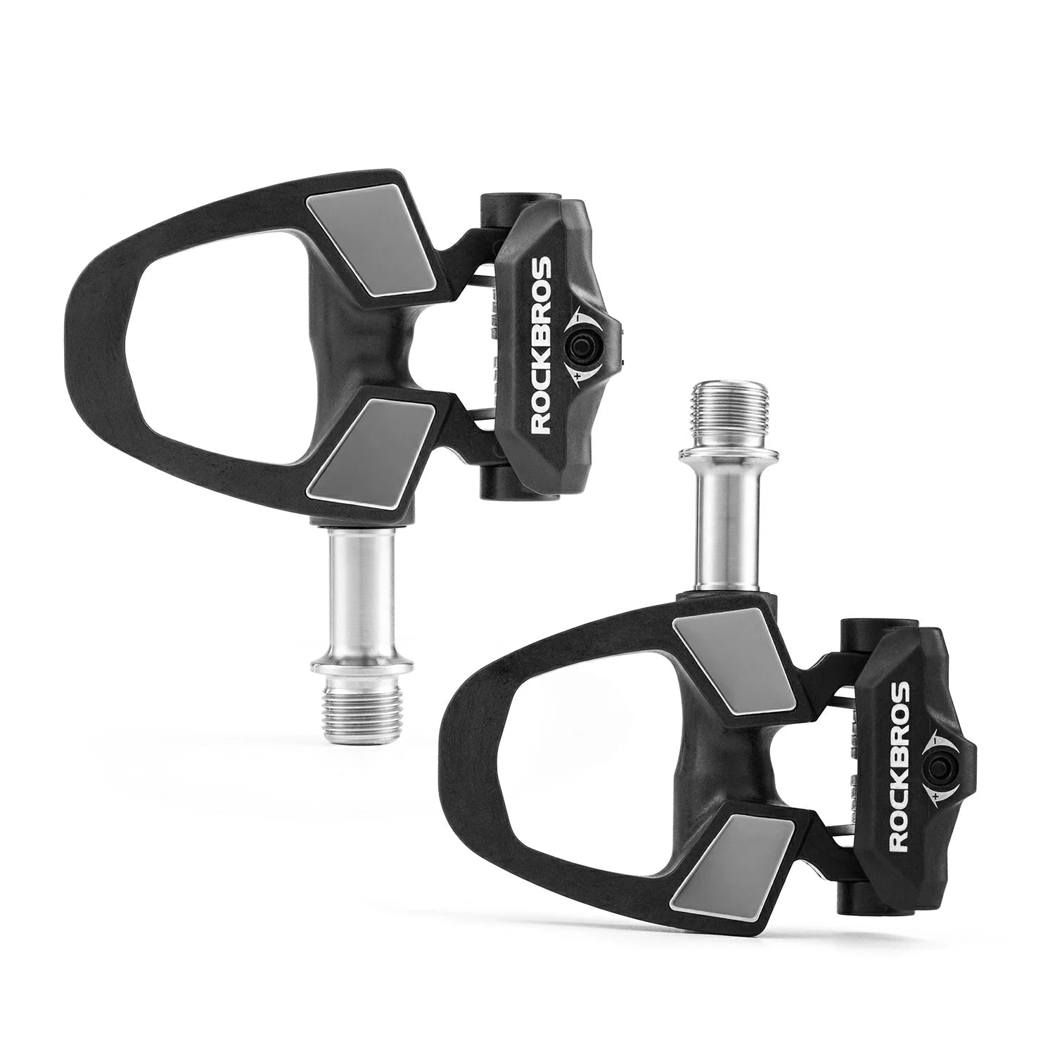 Road Bike Carbon Fiber Clipless Pedals SPD with Titanium Axle