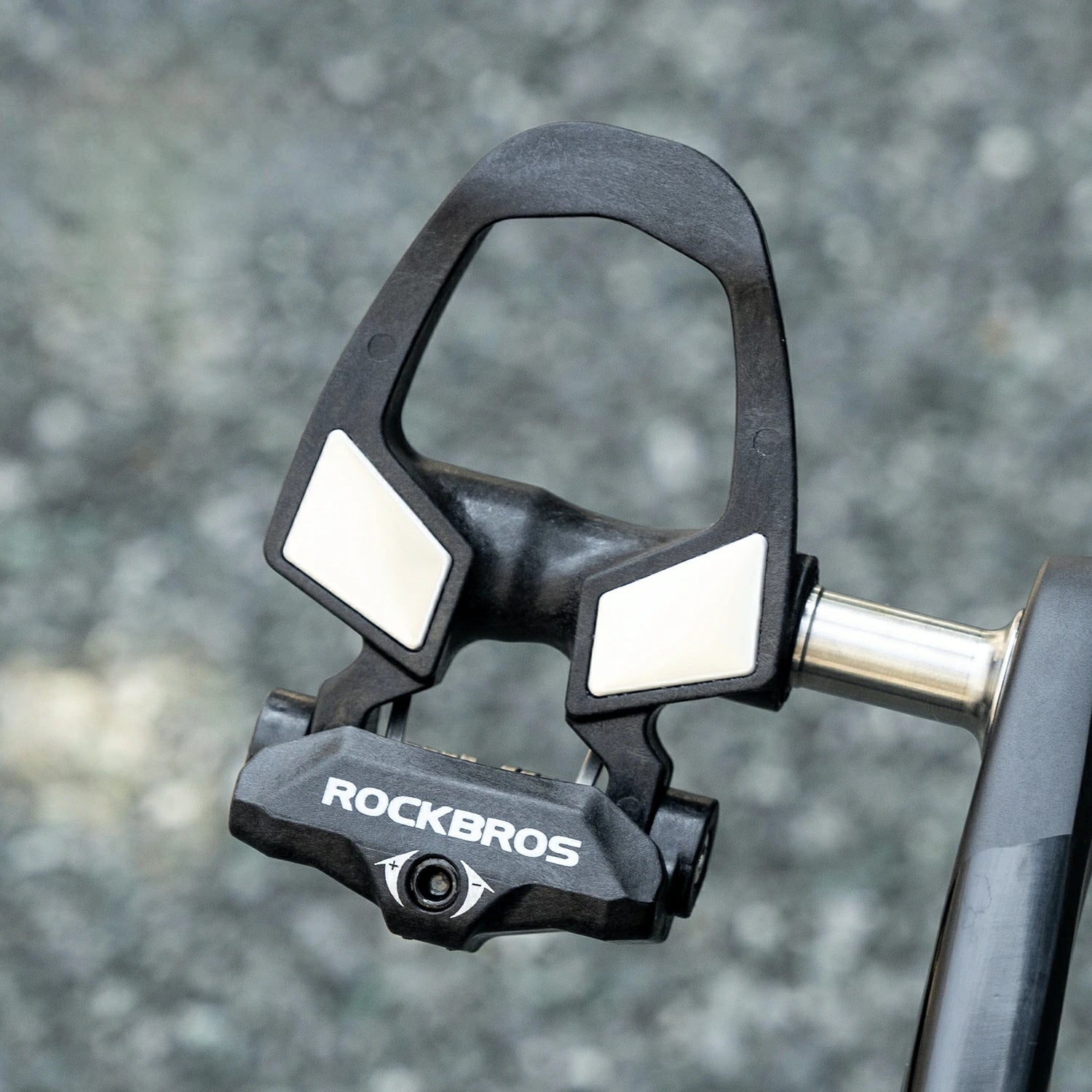 Road Bike Carbon Fiber Clipless Pedals SPD with Titanium Axle