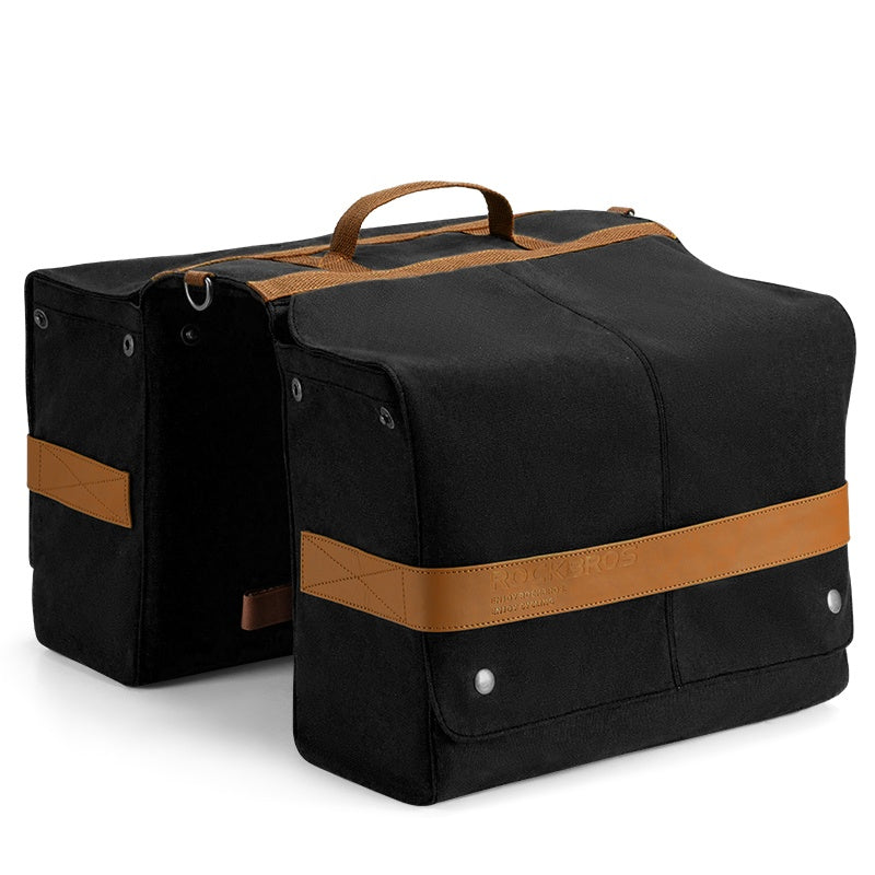 Bike Pannier Bag with Shoulder Strap for Various Bikes 27L Expandable