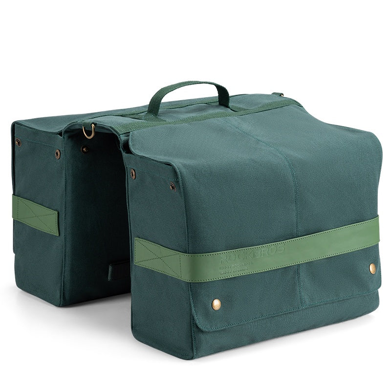 Bike Pannier Bag with Shoulder Strap for Various Bikes 27L Expandable