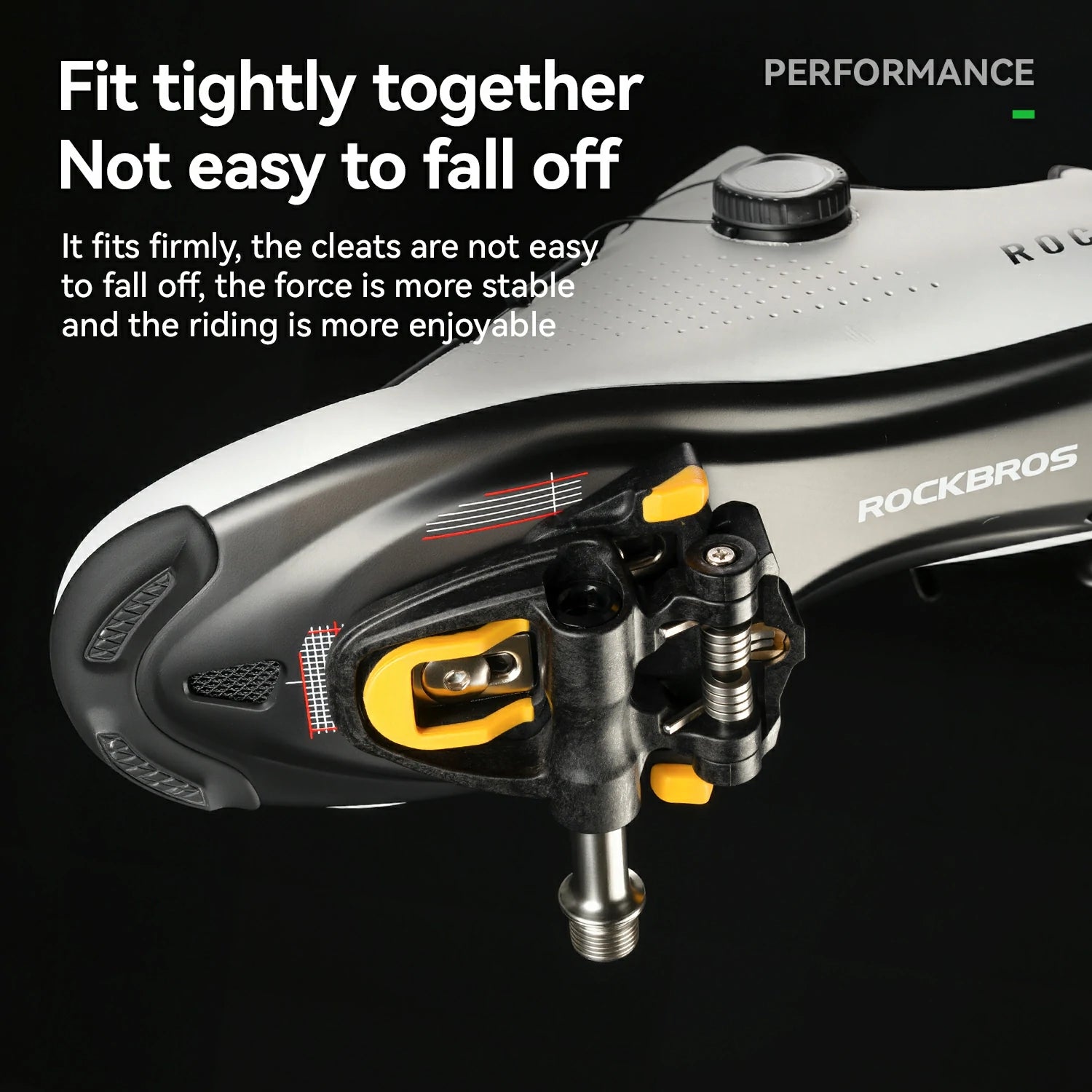 Road Bike Carbon Fiber Clipless Pedals SPD with Titanium Axle