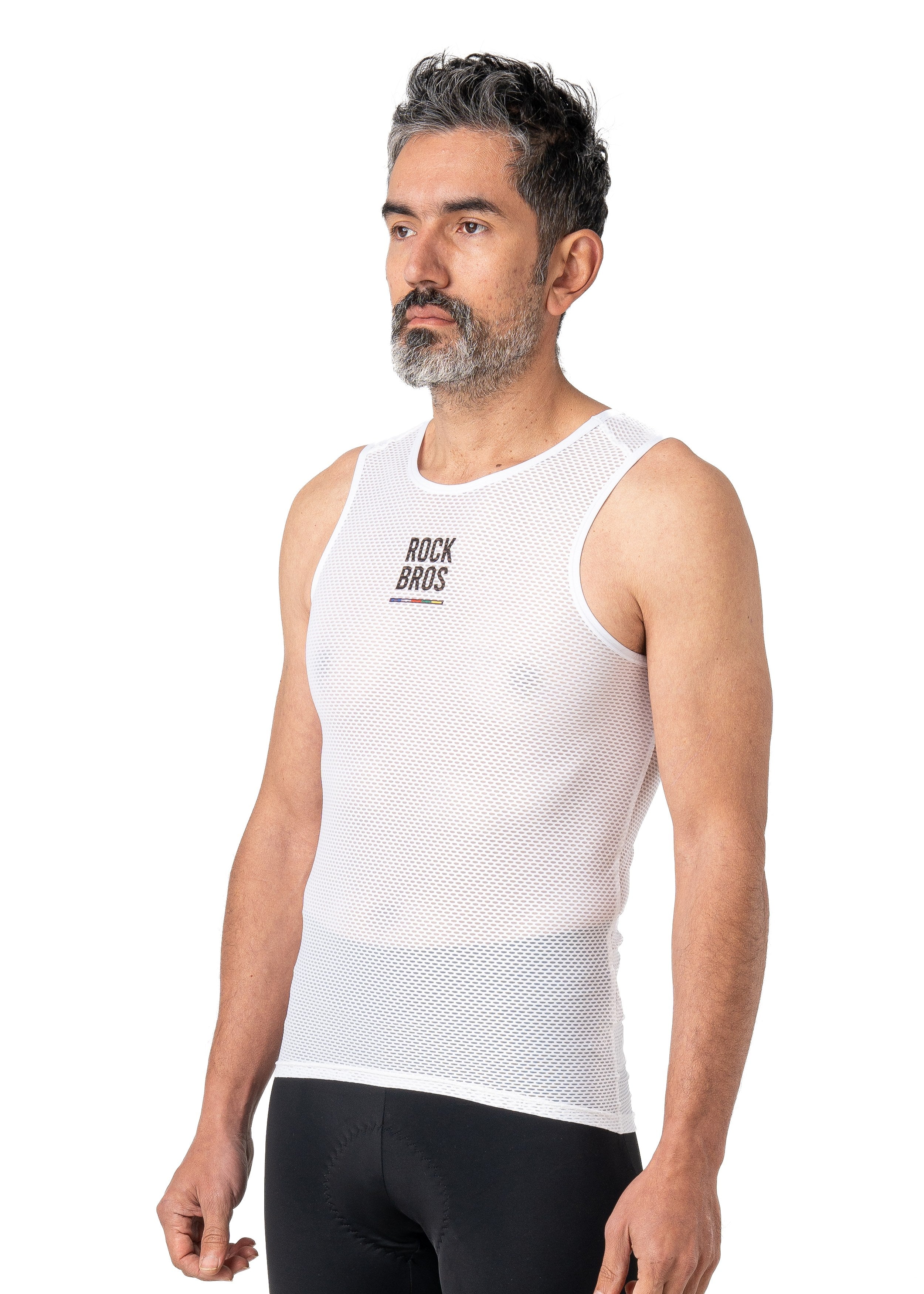 ROCKBROS Road-to-Sky Cycling Sleeveless Base Layer #Color_White