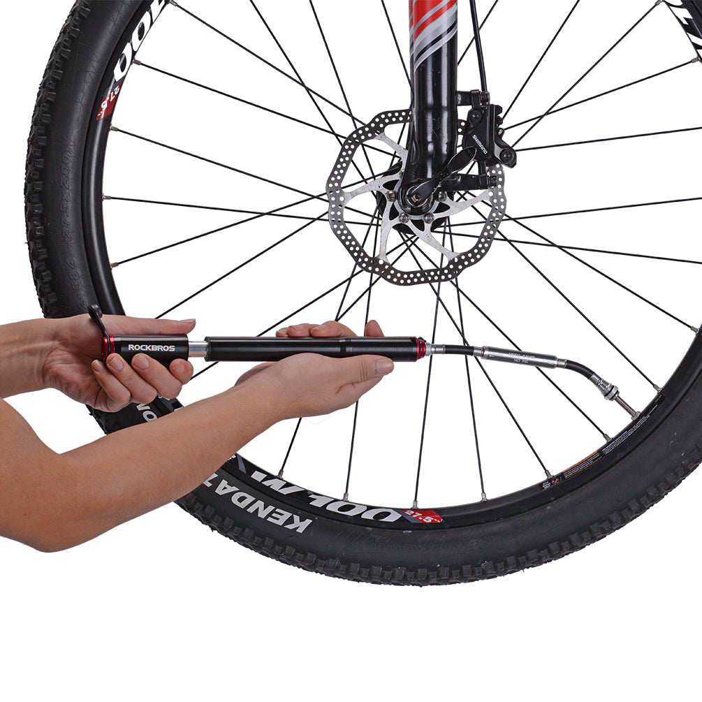 Portable Bike Pump – Long Version, Without Pressure Gauge