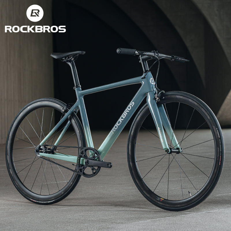 Hoelderlin - Carbon Fiber Flat-Bar Road Bike ¨C Green Black