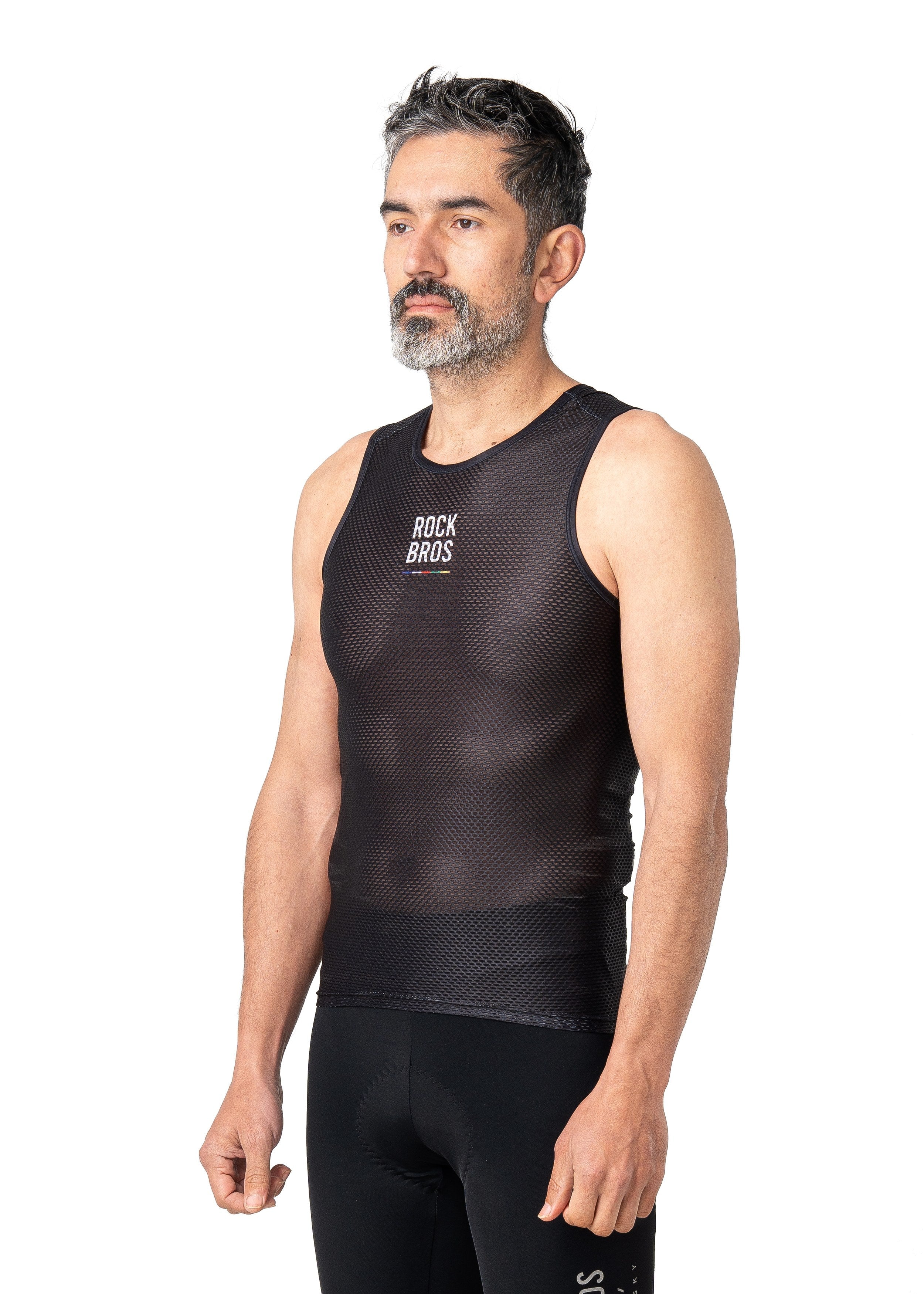 ROCKBROS Road-to-Sky Cycling Sleeveless Base Layer #Color_Black