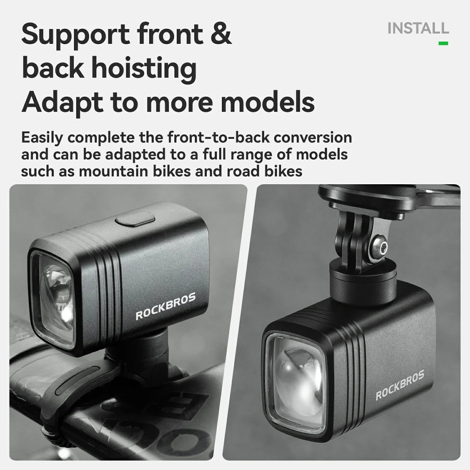 M6 Bike Light with Remote Digital Display 1000LM 2800mAh IPX6 Powerful Bike Headlight