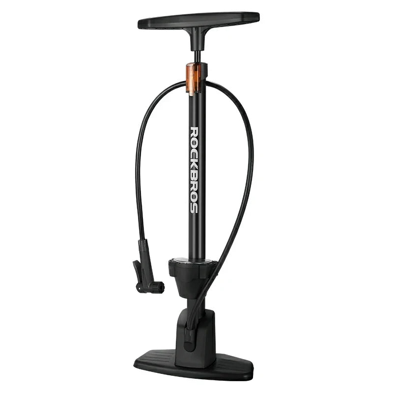 Bike Floor Pump 160PSI High Pressure with Gauge Portable Aluminum