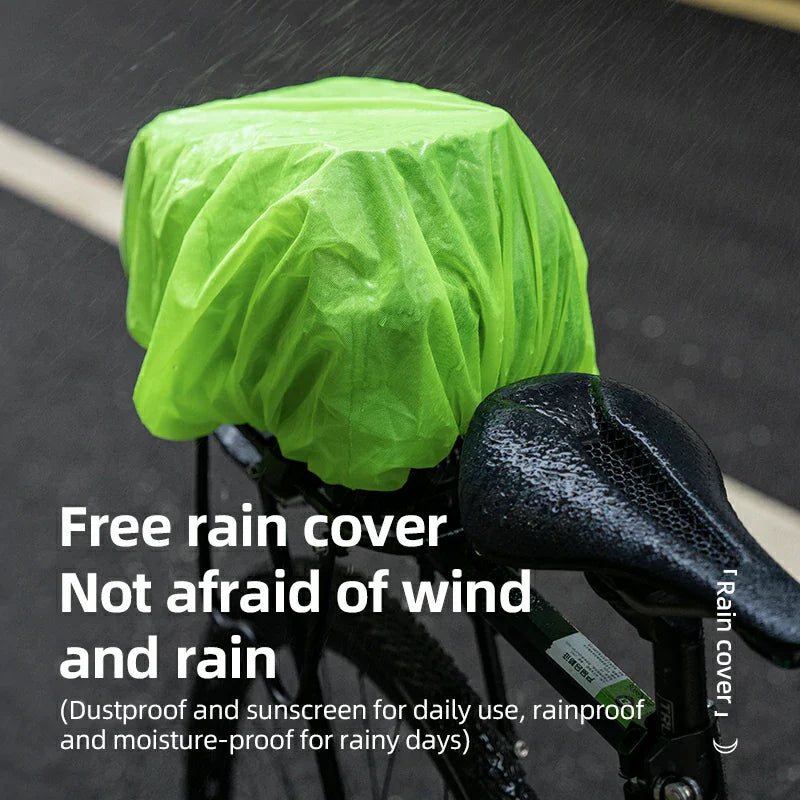 ROCKBROS Hard Shell EVA Bike Rack Bags Waterproof with Lock 7.5L