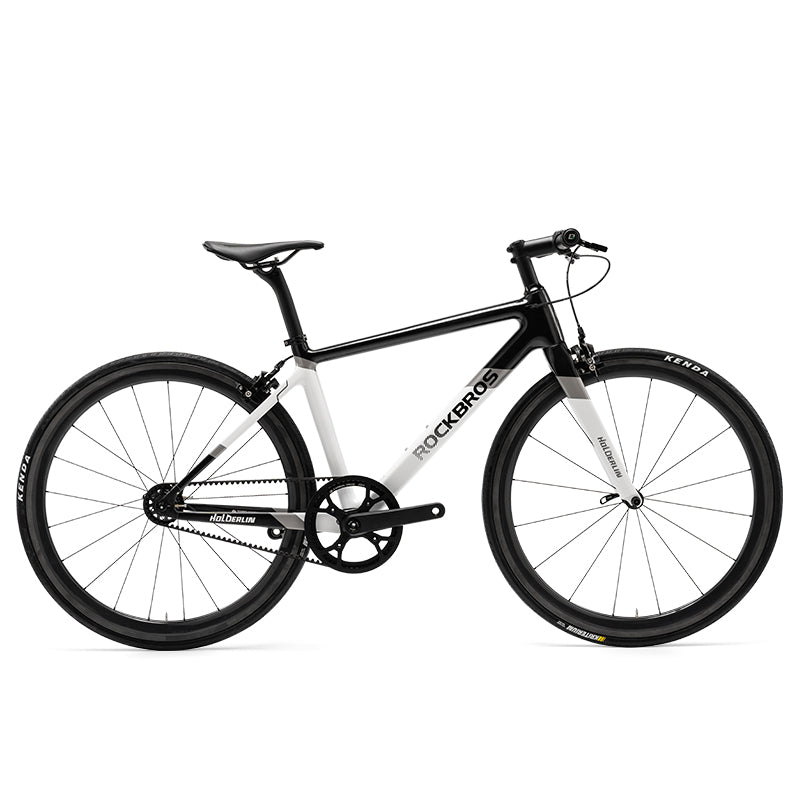 Hoelderlin - Carbon Fiber Flat-Bar Road Bike ¨C Grey Dark Blue