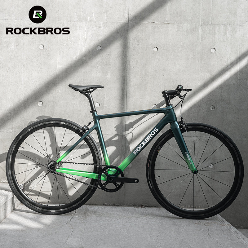 Hoelderlin - Carbon Fiber Flat-Bar Road Bike ¨C Green Black