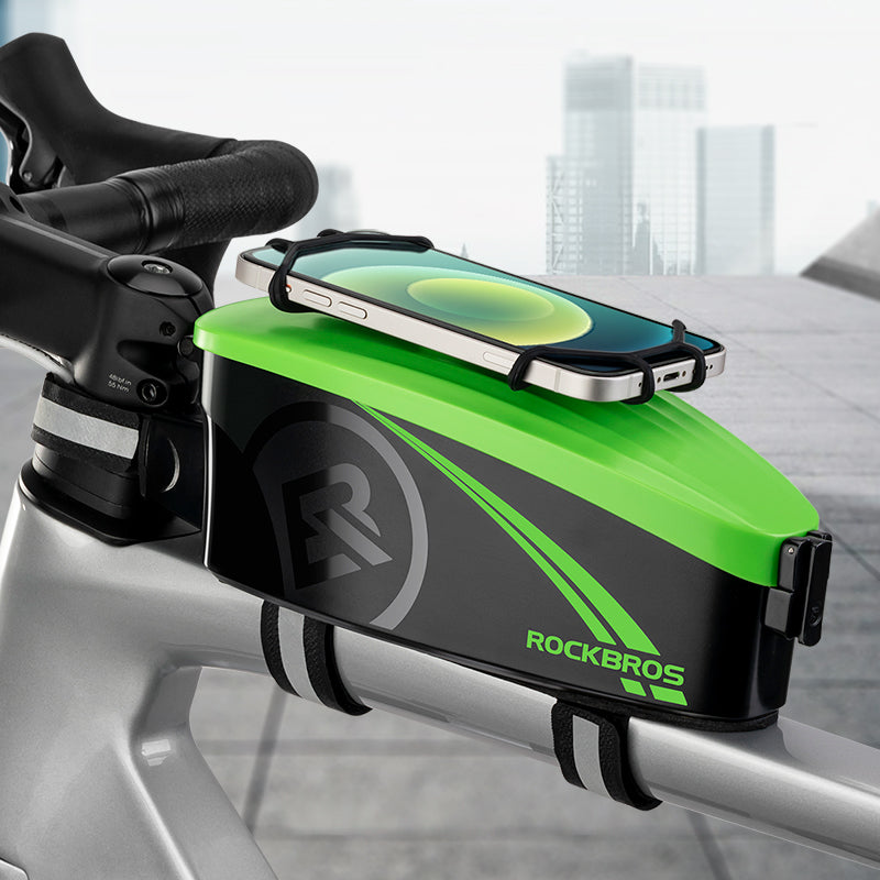 Bike Frame Phone Bag with Hard Case Below 6.8‘’