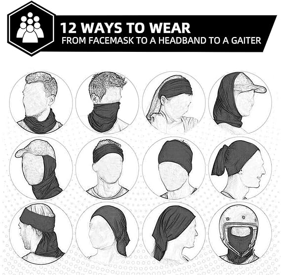 ROCKBROS Cooling Neck Gaiter Bandana UV Protection Breathable Multi-Purpose