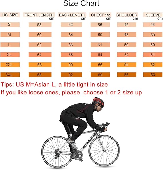 ROCKBROS Cycling Jackets Thermal Windproof Jacket for Men Cold Weather