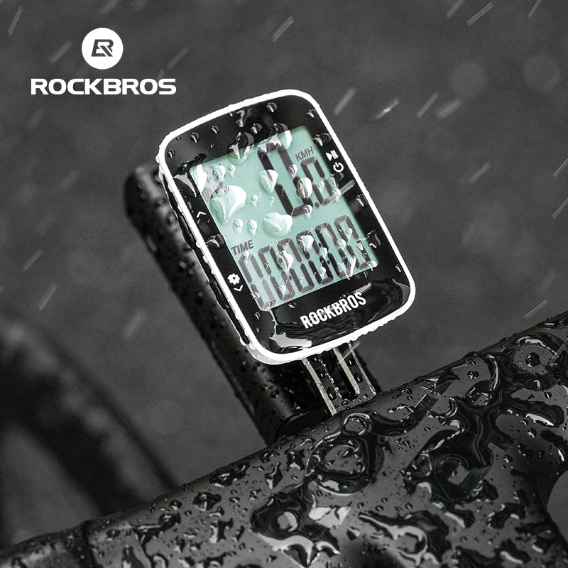 R1 Bike Computer GPS Wireless Speedometer IPX7 600mAh Battery 2.3''