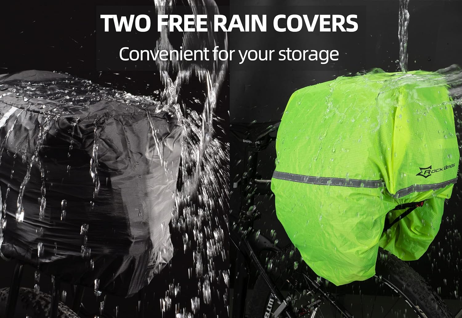 ROCKBROS Bike Trunk Bag 13L-25L Bike Rear Rack Bag