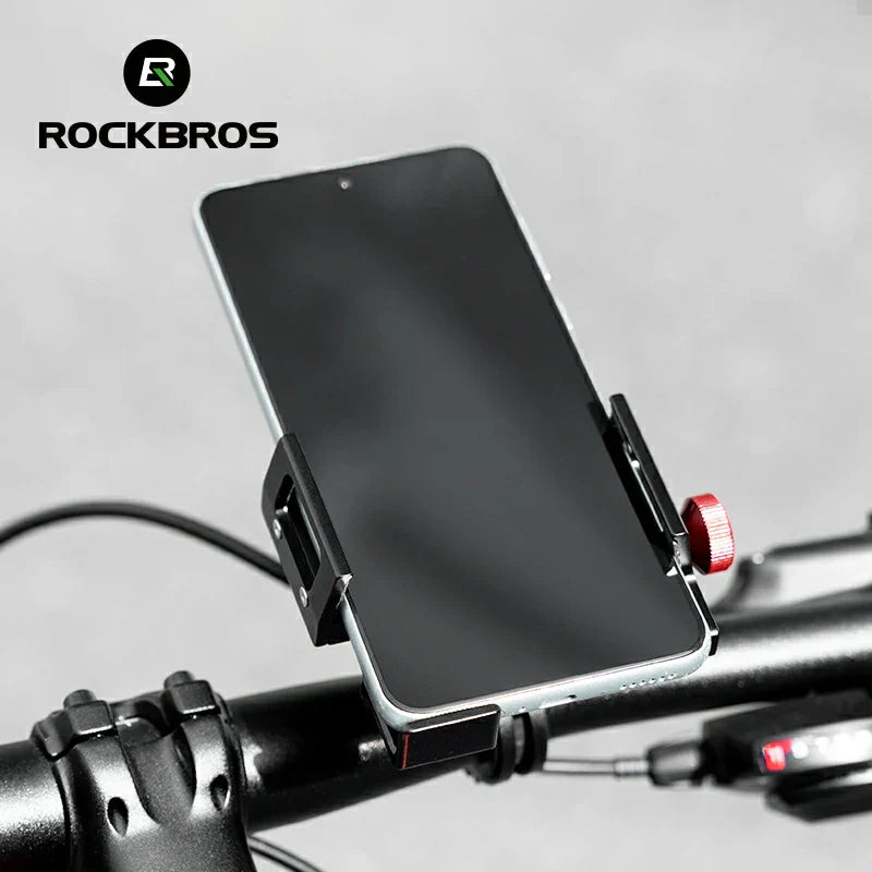 S Clip Ring Bike Phone Holder for 4.7–7.09" Phones