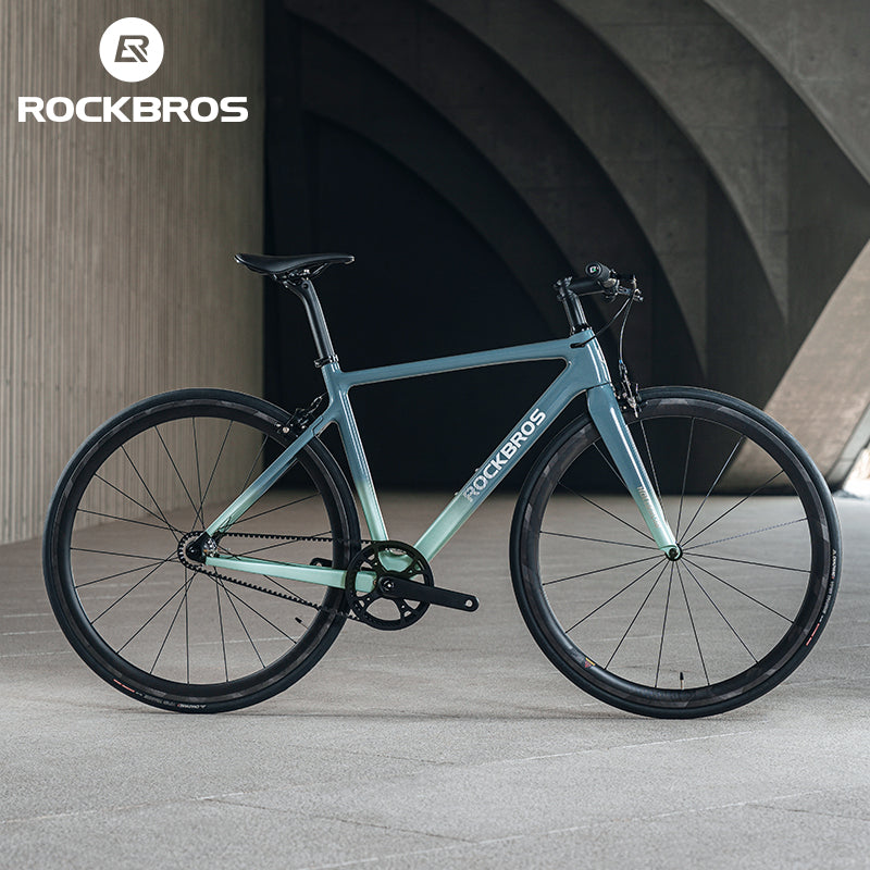 Hoelderlin - Carbon Fiber Flat-Bar Road Bike ¨C Green Black