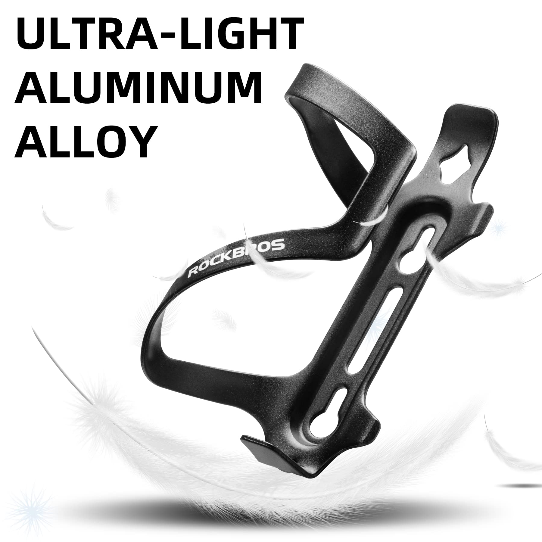 ROCKBROS Bike Water Bottle Holder Alloy Aluminum Bicycle Cage for Road and Mountain Bikes