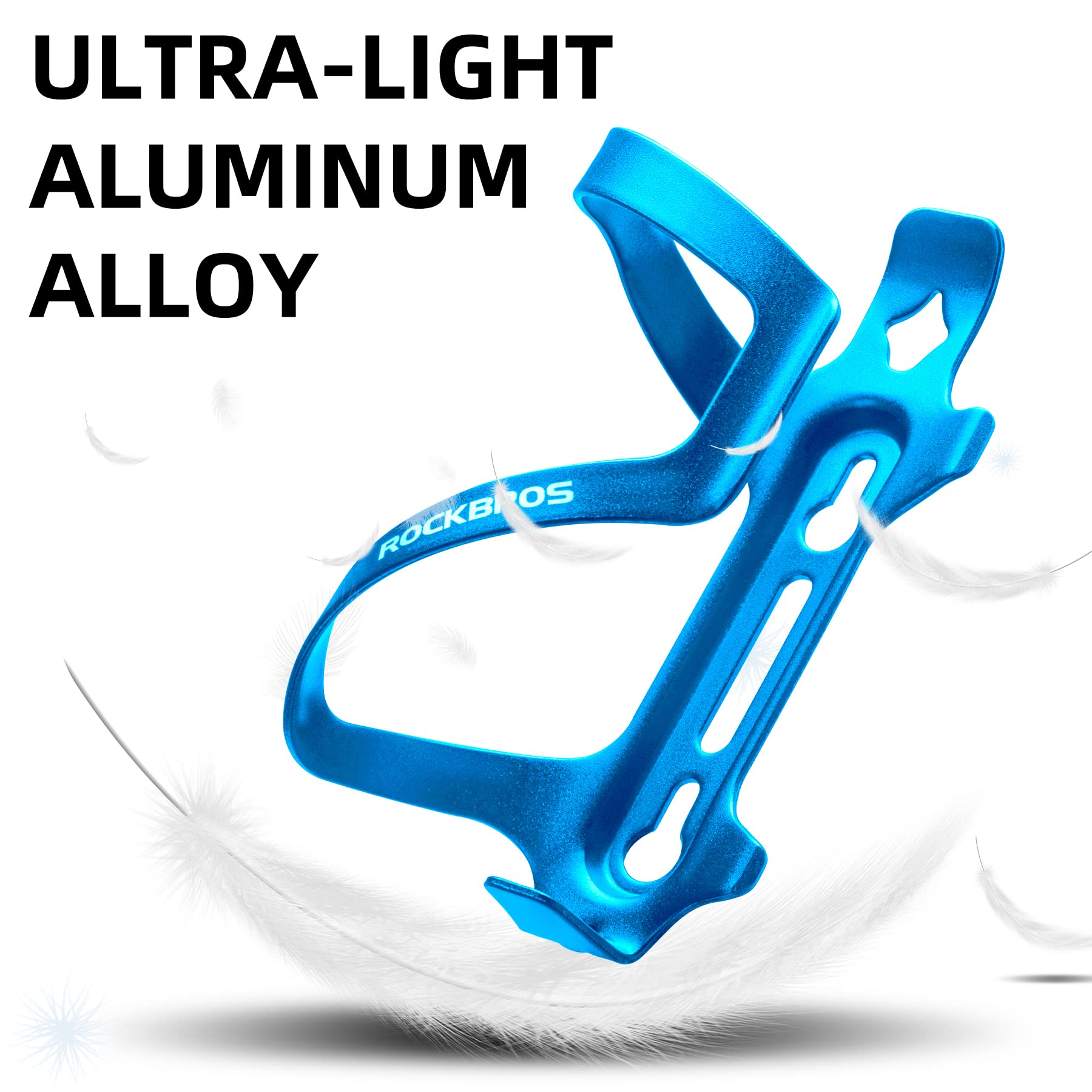 ROCKBROS Bike Water Bottle Holder Alloy Aluminum Bicycle Cage for Road and Mountain Bikes