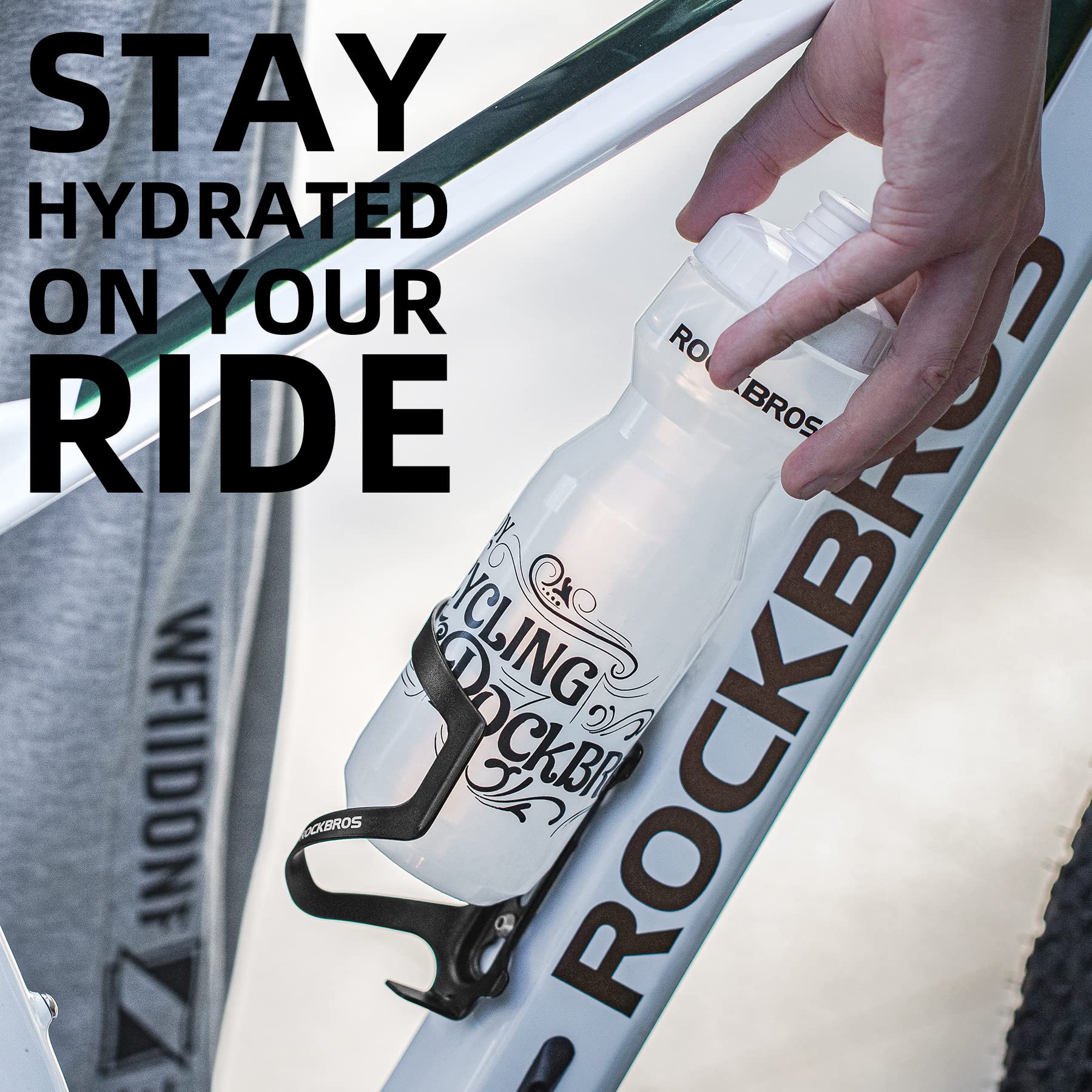 ROCKBROS Bike Water Bottle Holder Alloy Aluminum Bicycle Cage for Road and Mountain Bikes