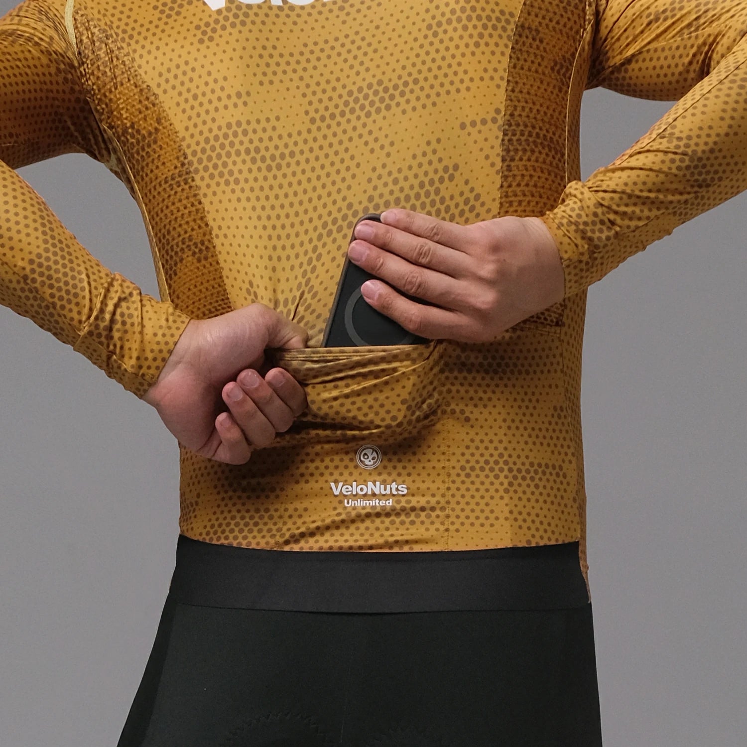 Velonuts Cycling Jersey Long Sleeve-「Iguana」