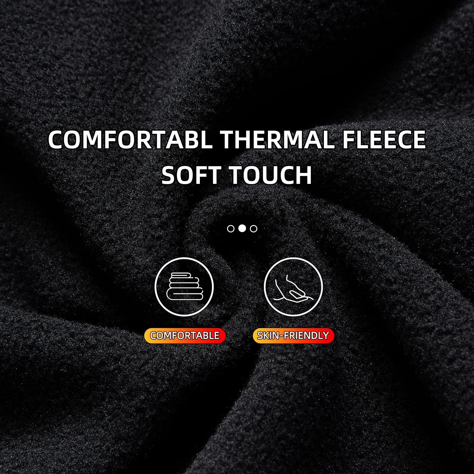 ROCKBROS Wind Resistant Ski Mask Balaclava Winter Fleece Hood Warm Face Cover Hat Scarf