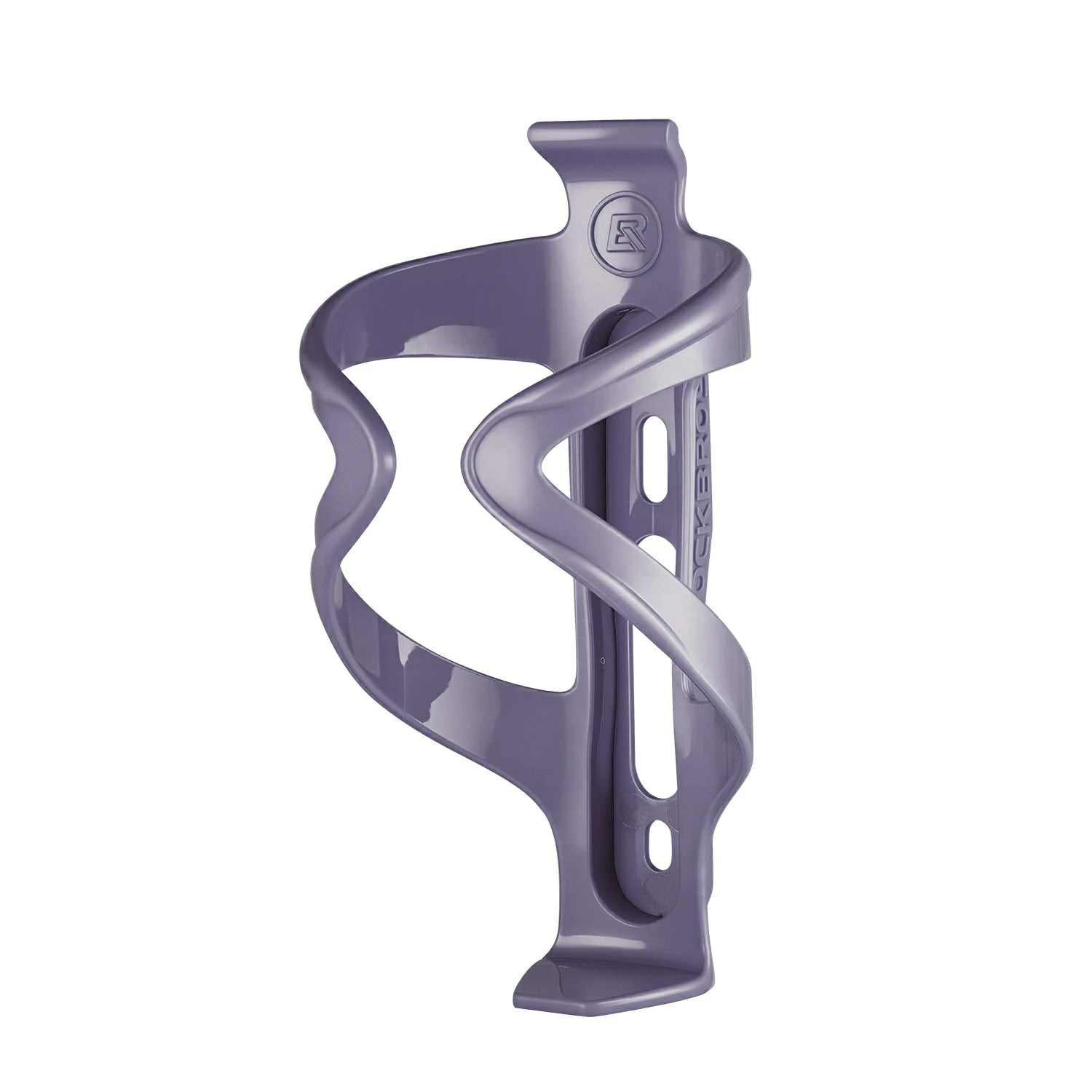 Purple bicycle bottle cage on a white background #Color_Purple