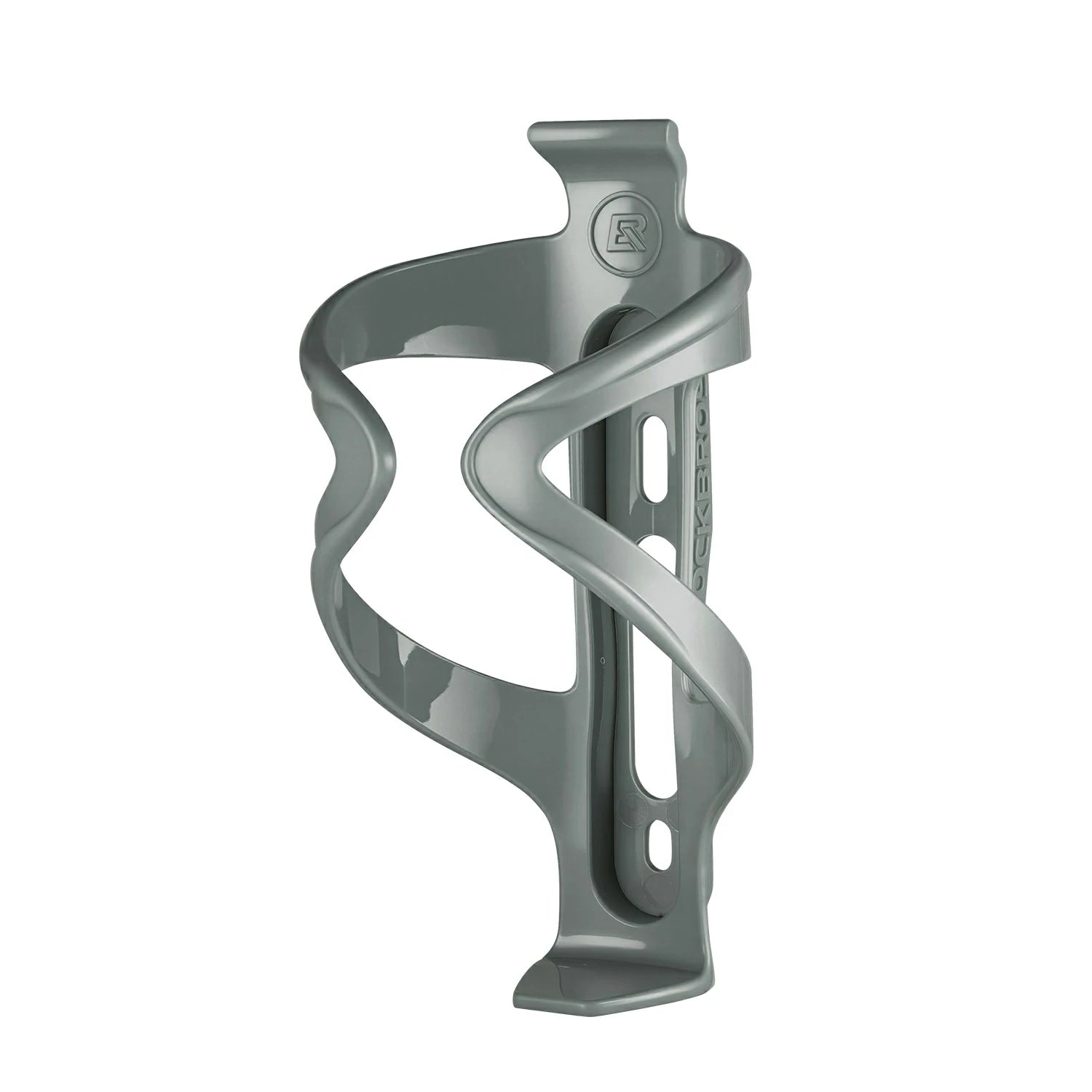 Purple bicycle bottle cage on a white background #Color_Gray