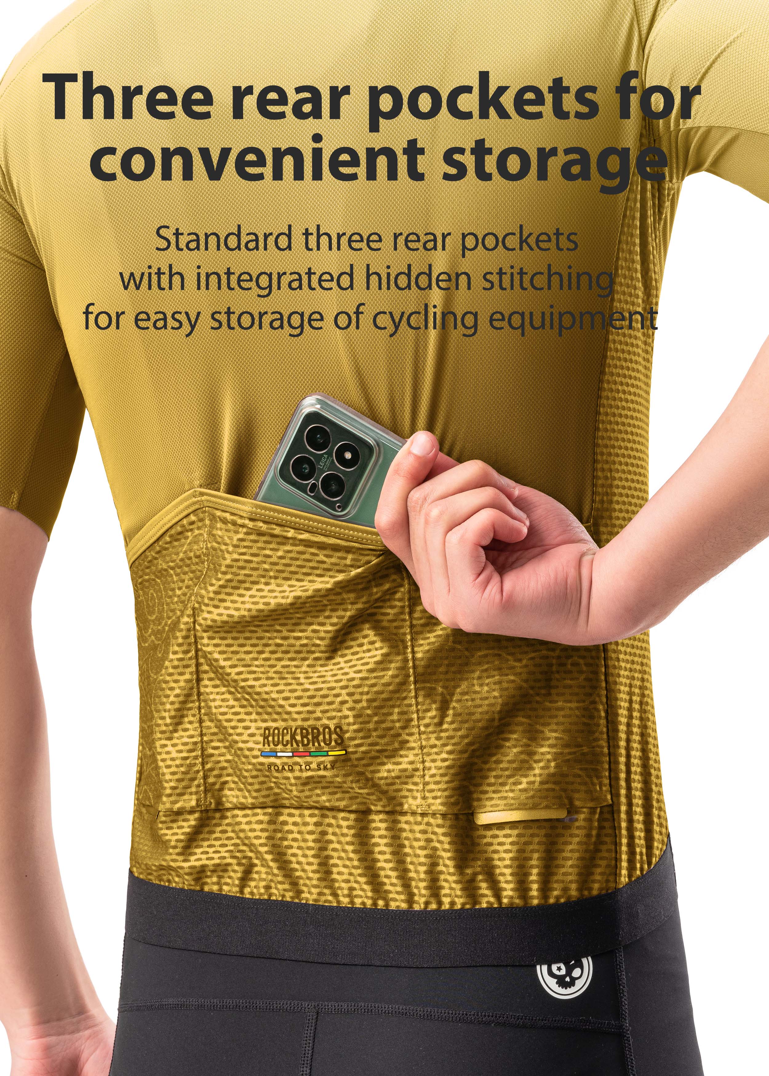 ROAD TO SKY Men's Cycling Short-Sleeved Jersey ¢ò