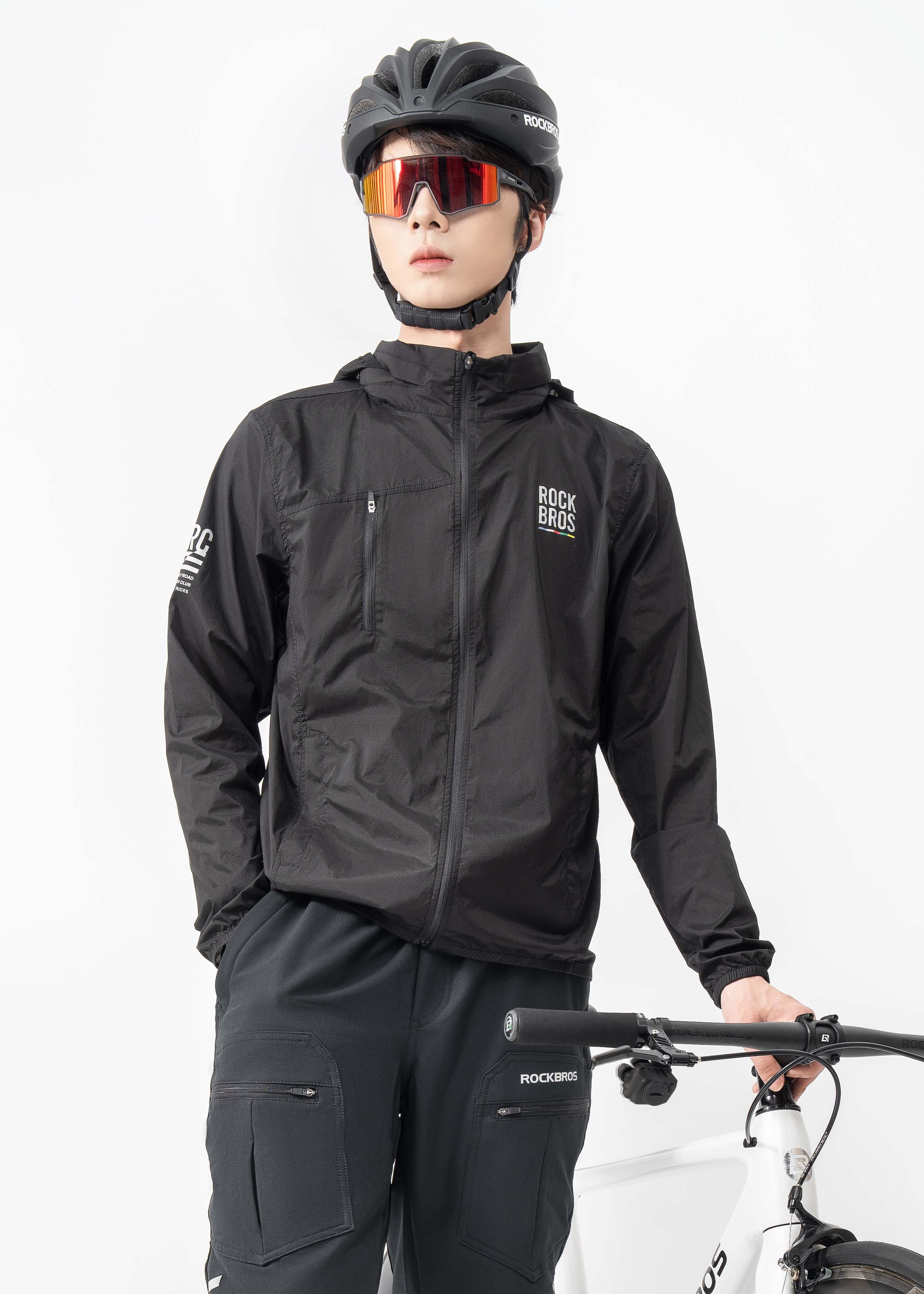 Road to Sky Men's Lightweight Cycling Windbreaker | ROCKBROS