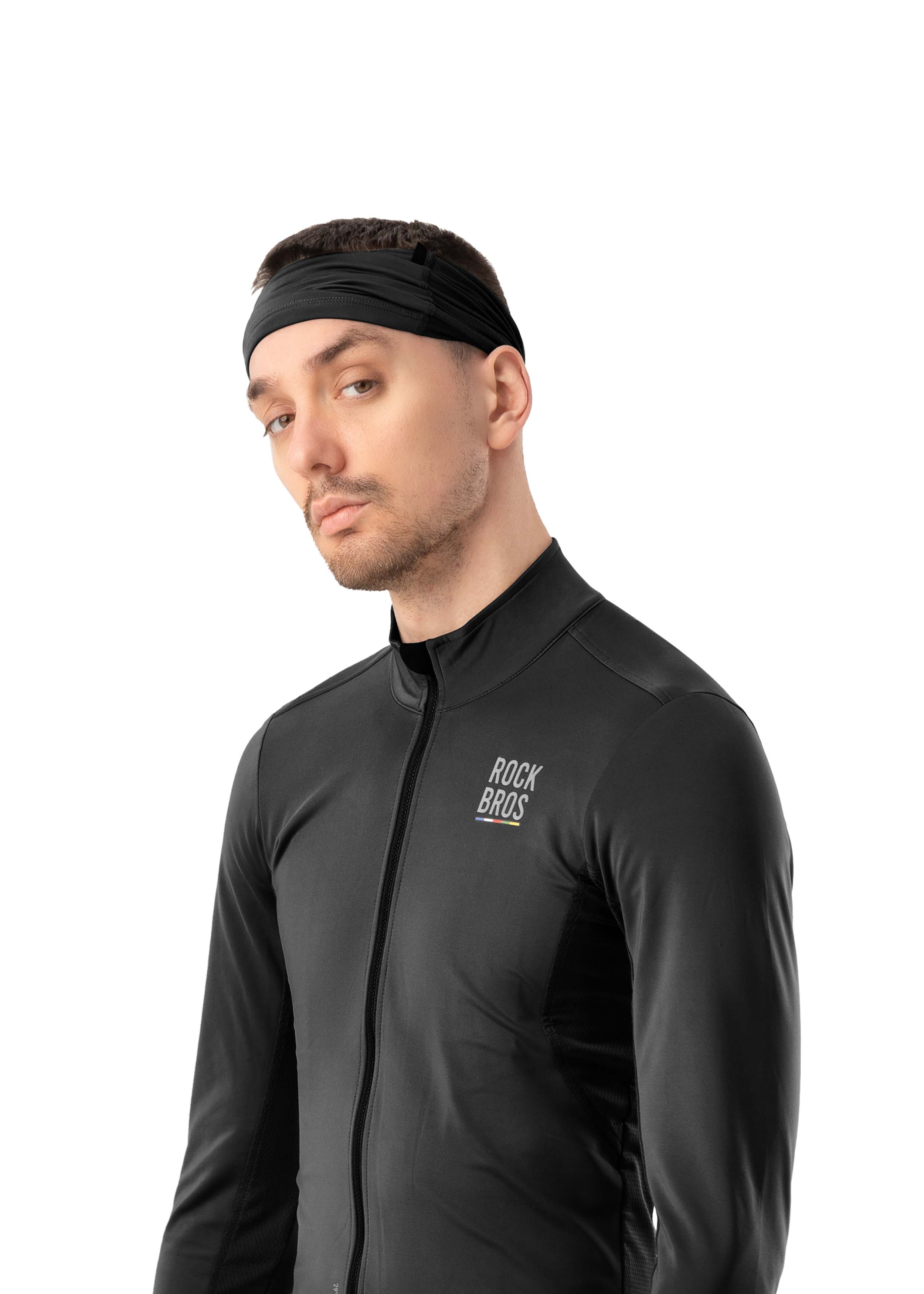 ROAD TO SKY Spring and Autumn Neck Bib Black