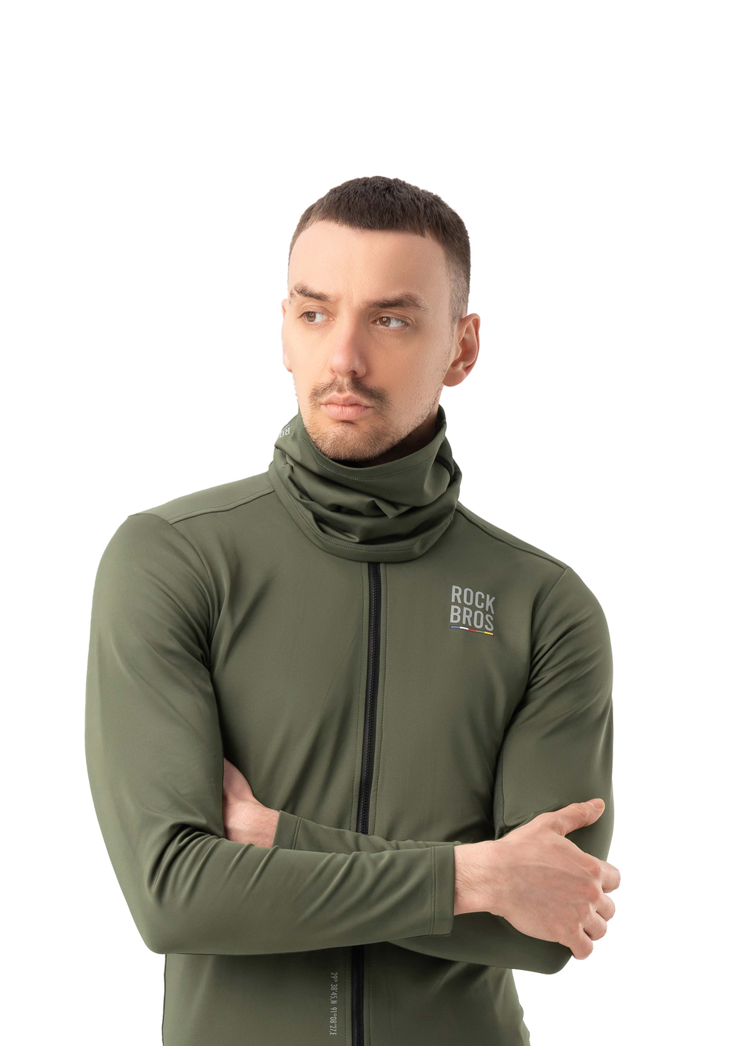 ROAD TO SKY Spring and Autumn Neck Bib Green