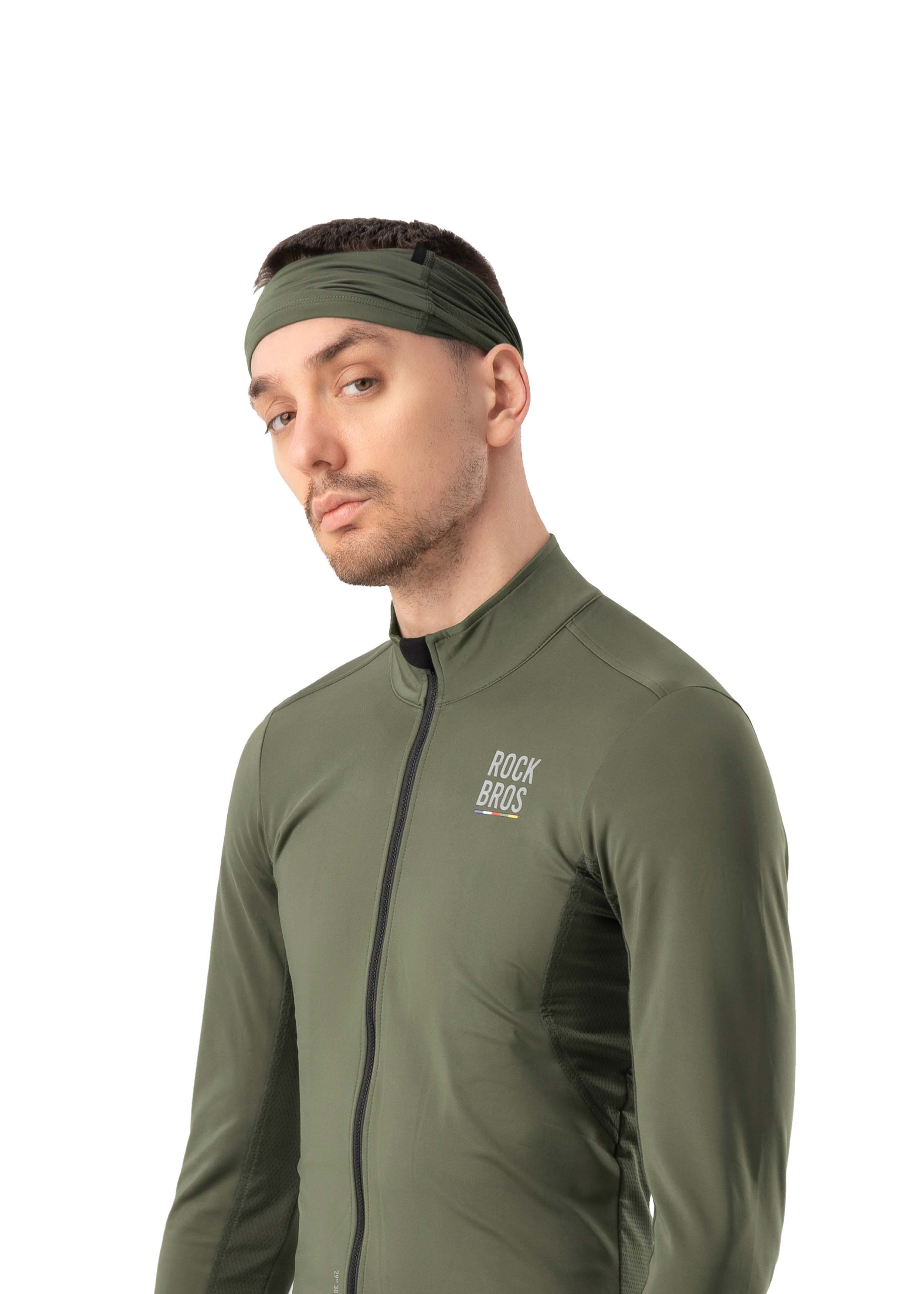 ROAD TO SKY Spring and Autumn Neck Bib Green