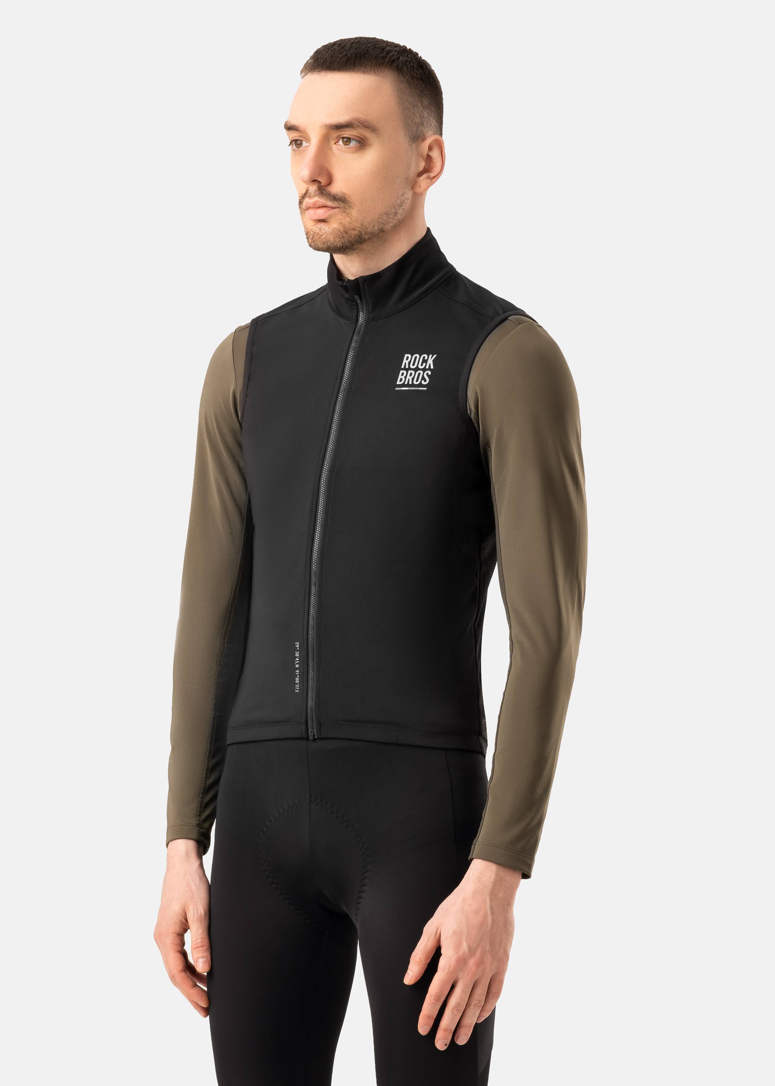 ROAD TO SKY Wind Proof Warm Vest Black