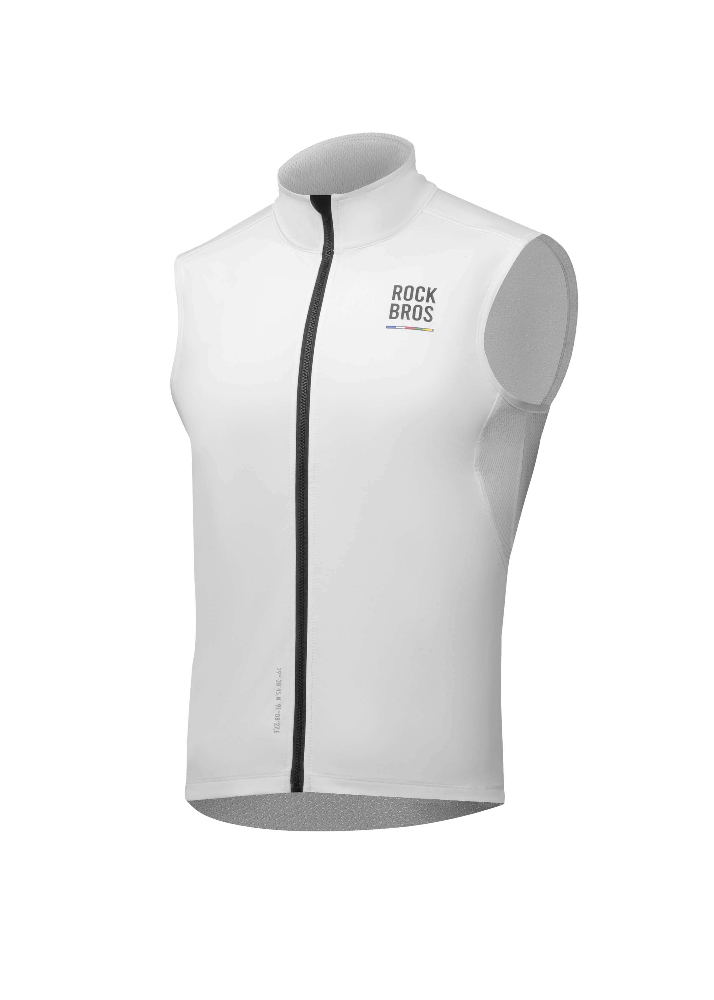 ROAD TO SKY Wind Proof Warm Vest White