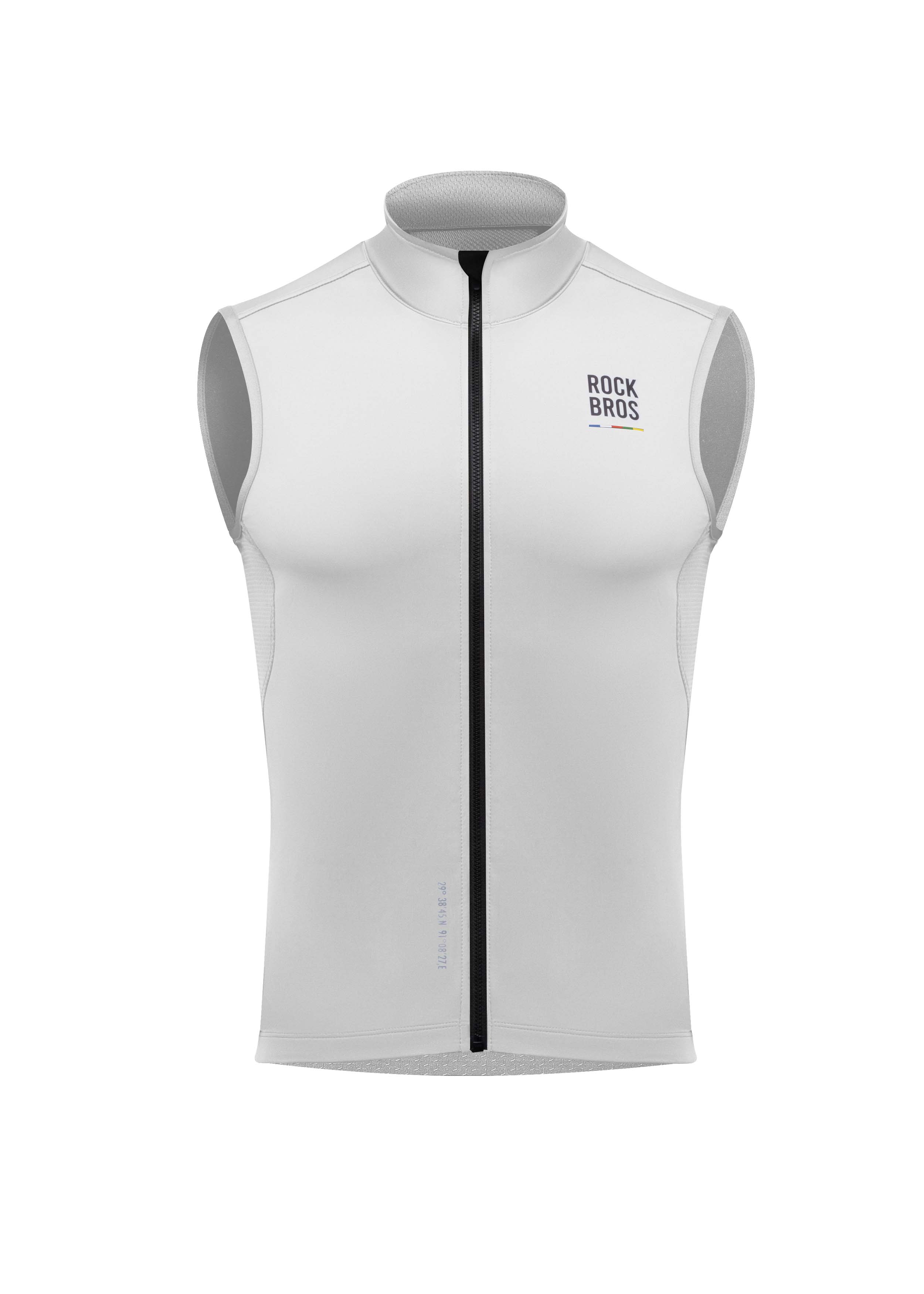 ROAD TO SKY Wind Proof Warm Vest White