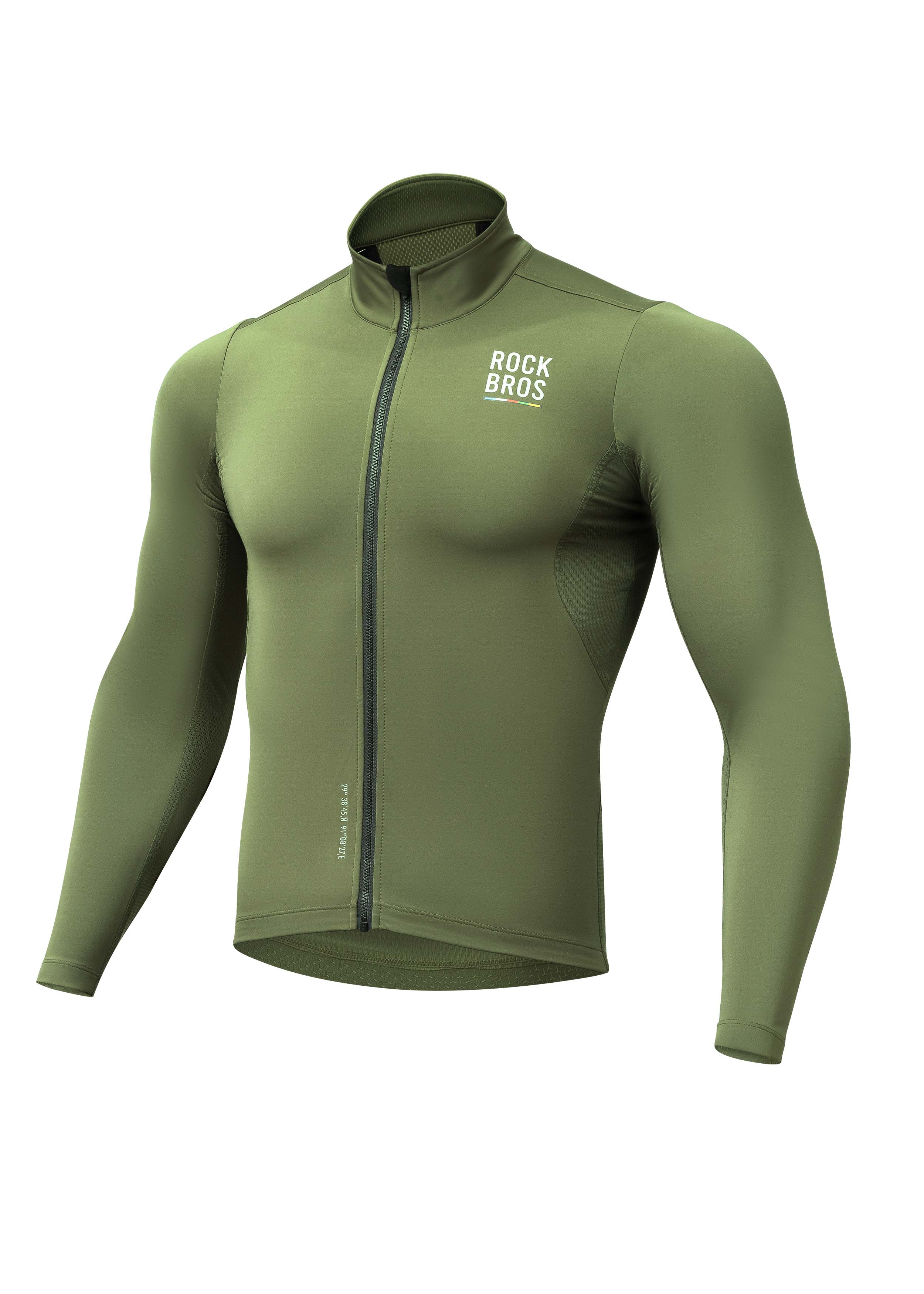 ROAD TO SKY Windproof warm jacket Army Green