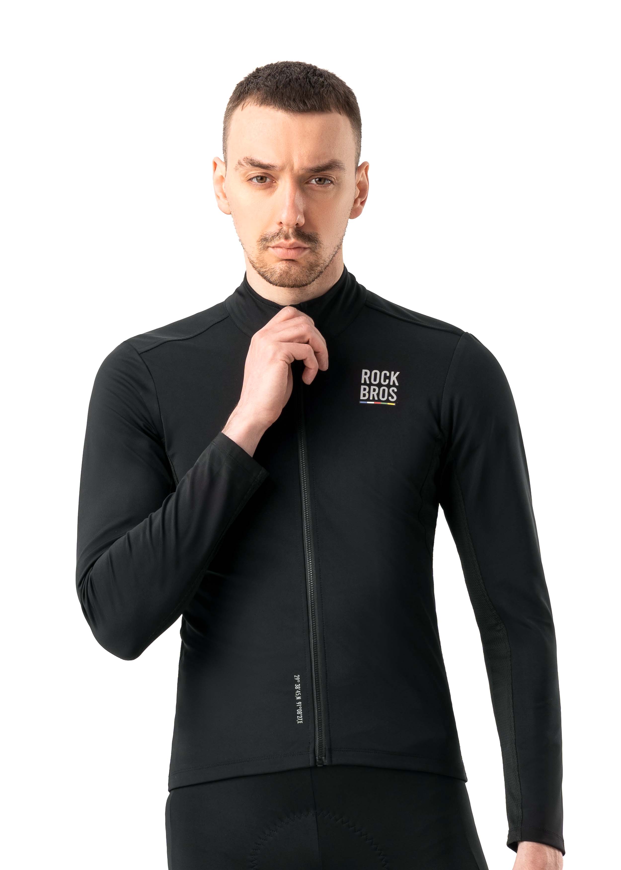 ROAD TO SKY Windproof warm jacket Black