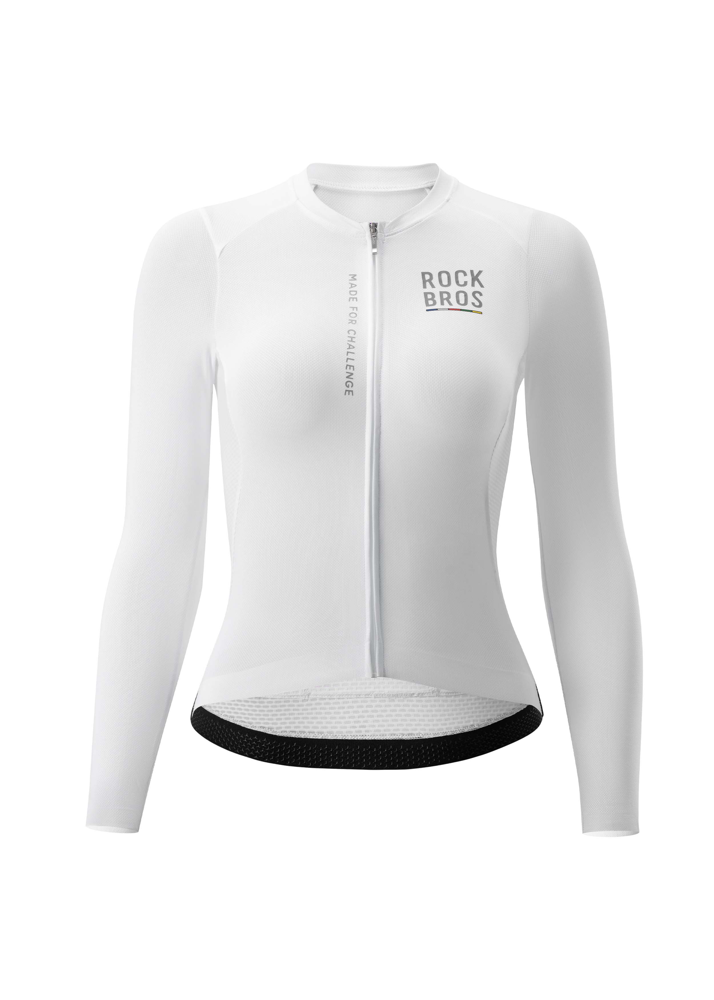 ROAD TO SKY Women's Cycling Long-Sleeved Jersey ¢ò White
