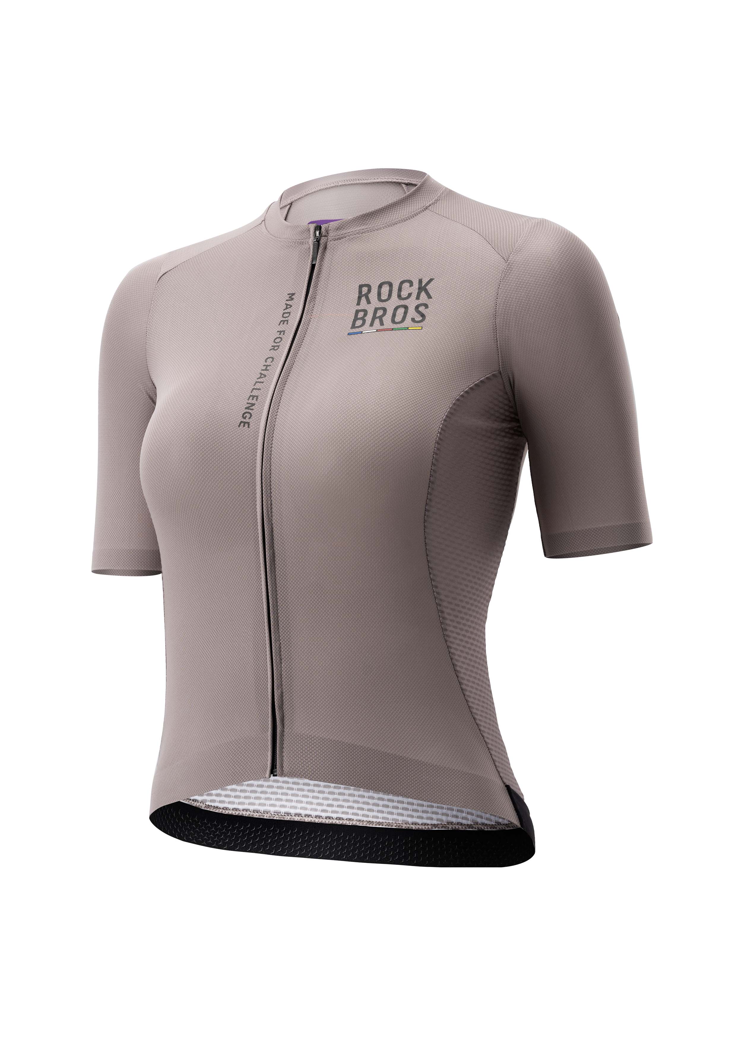 ROAD TO SKY Women's Cycling Short-Sleeved Jersey ¢ò Grey