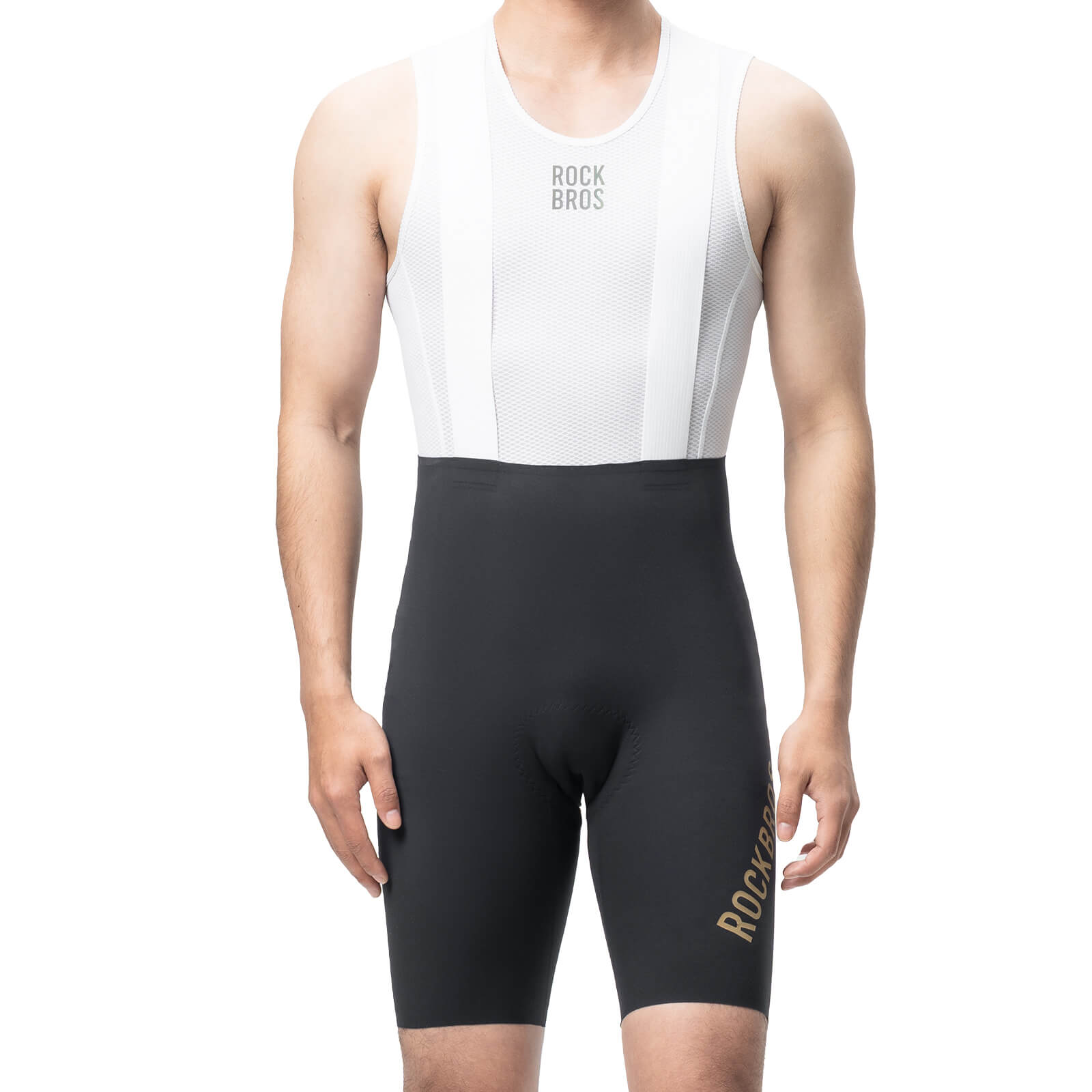 ROCKBROS DOLOMITI Pads Men¡¯s Cycling Bib Shorts #Color_Black