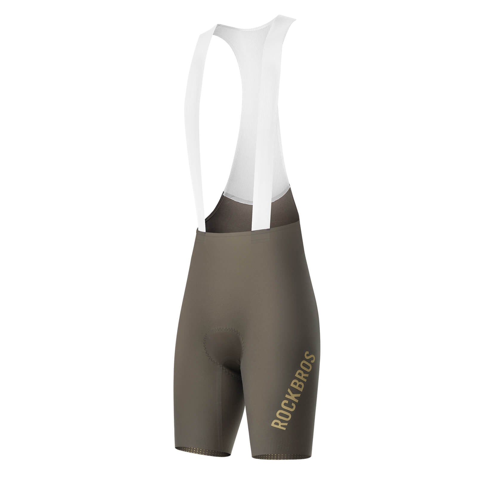 ROCKBROS DOLOMITI Pads Men¡¯s Cycling Bib Shorts #Color_Brown