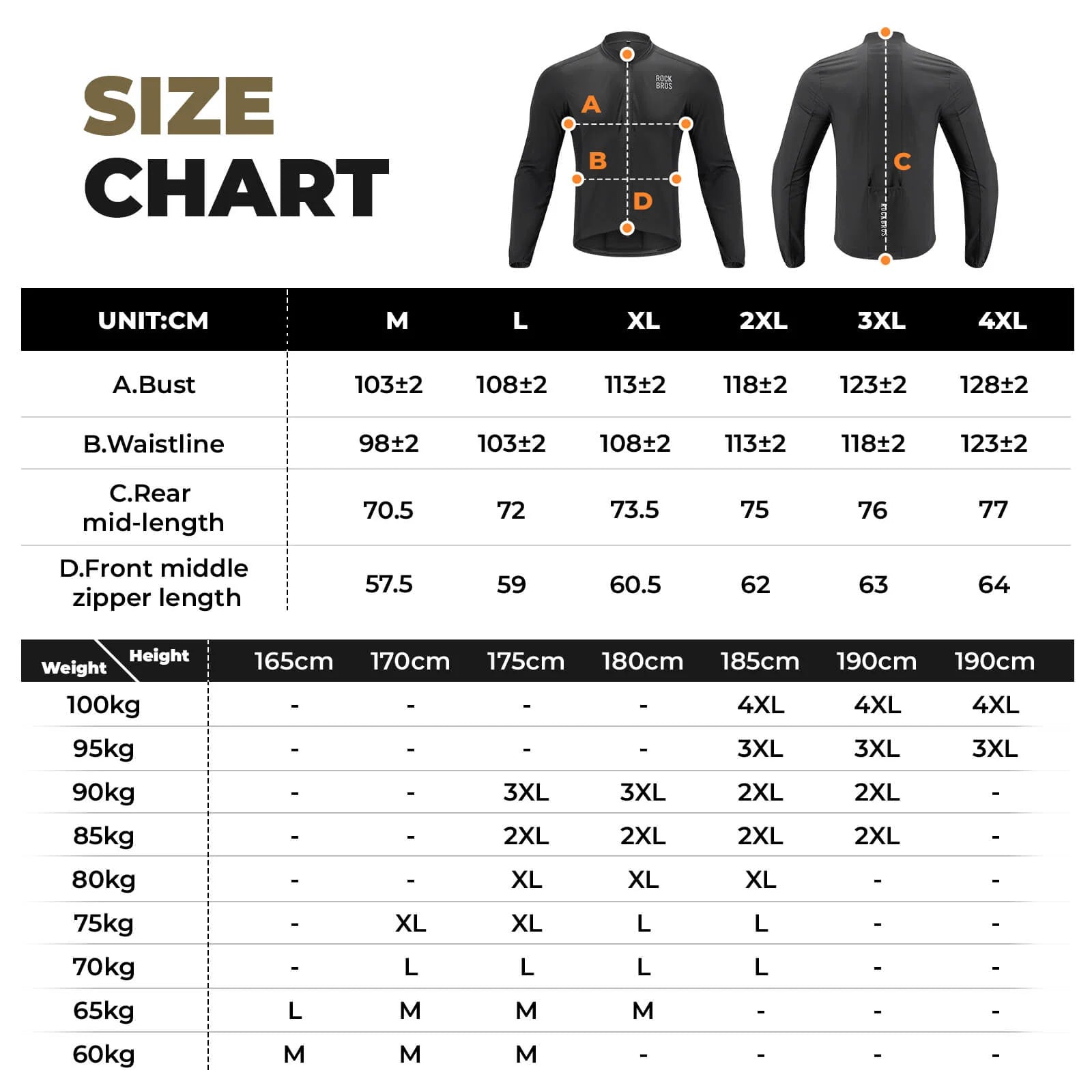 Cycling Windbreaker Jacket Foldable Long-Seeved